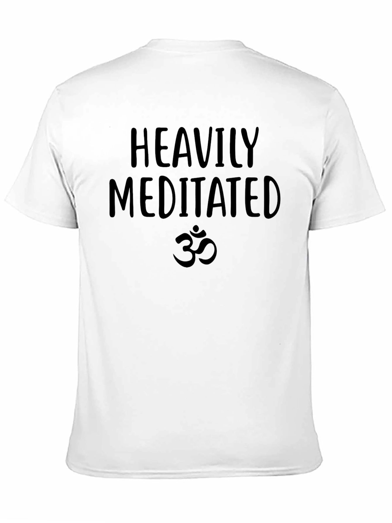 Heavily Meditated Black Graphic Tee