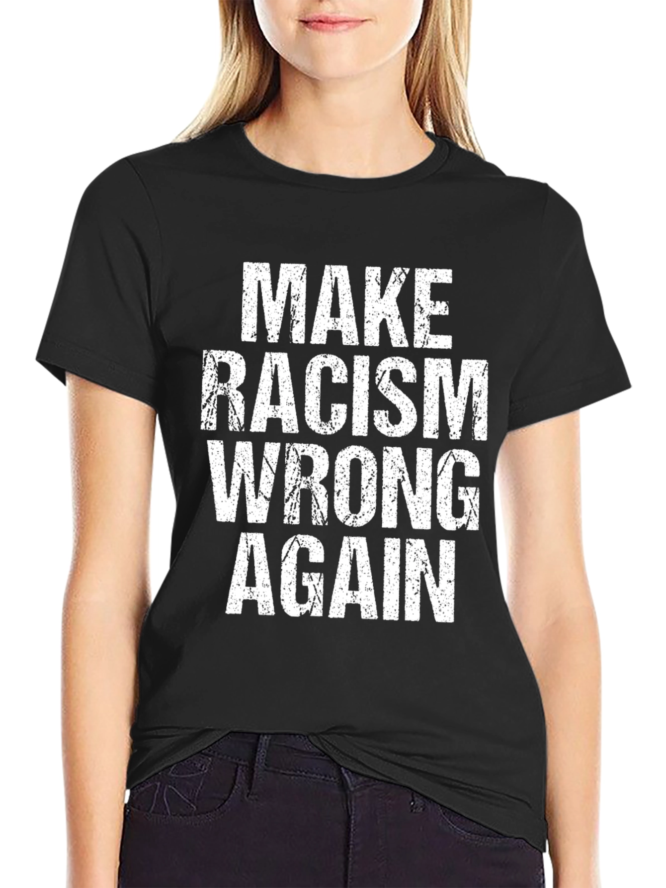 Make Racism Wrong Again Graphic Tee