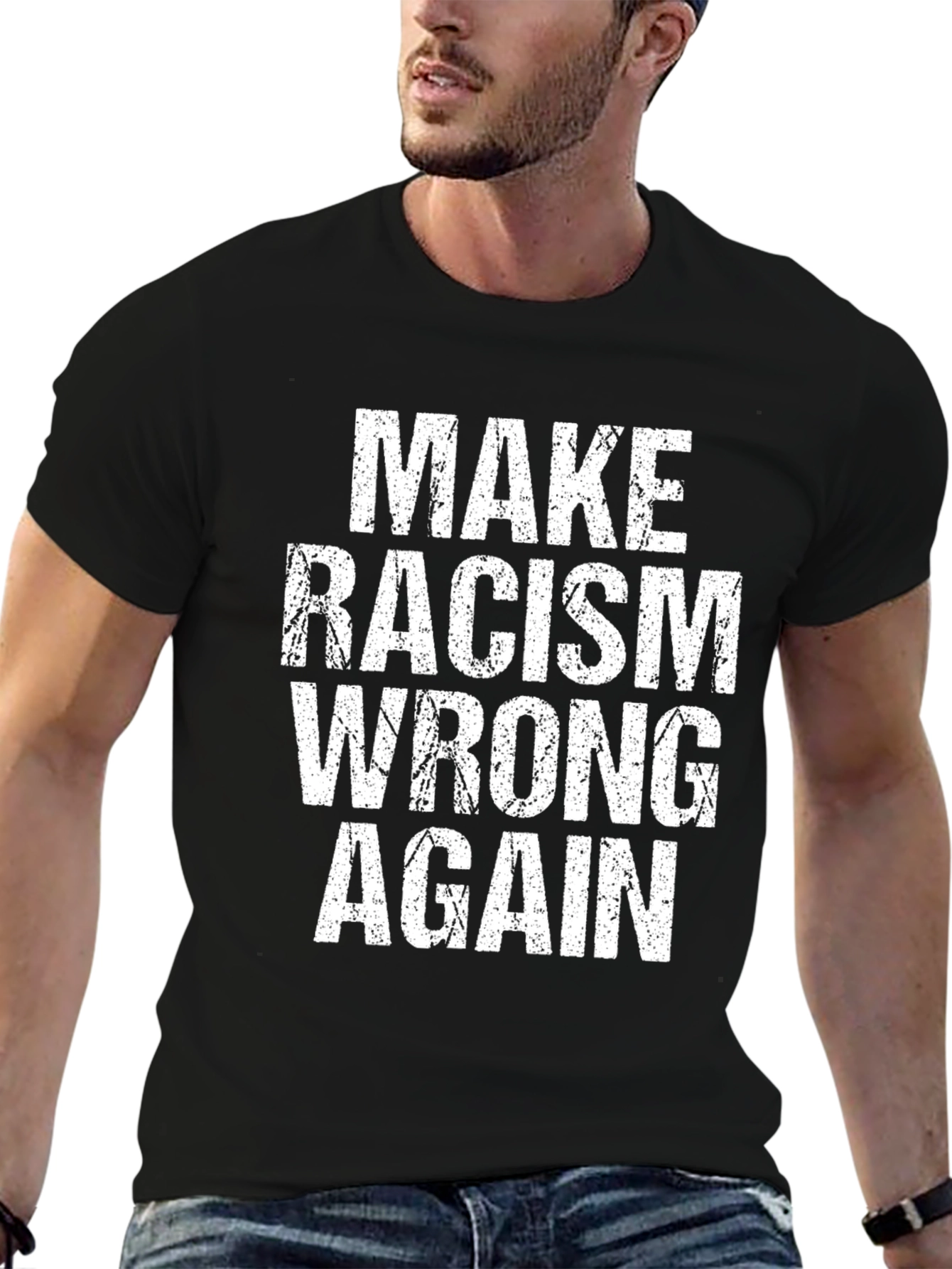 Make Racism Wrong Again Graphic Tee