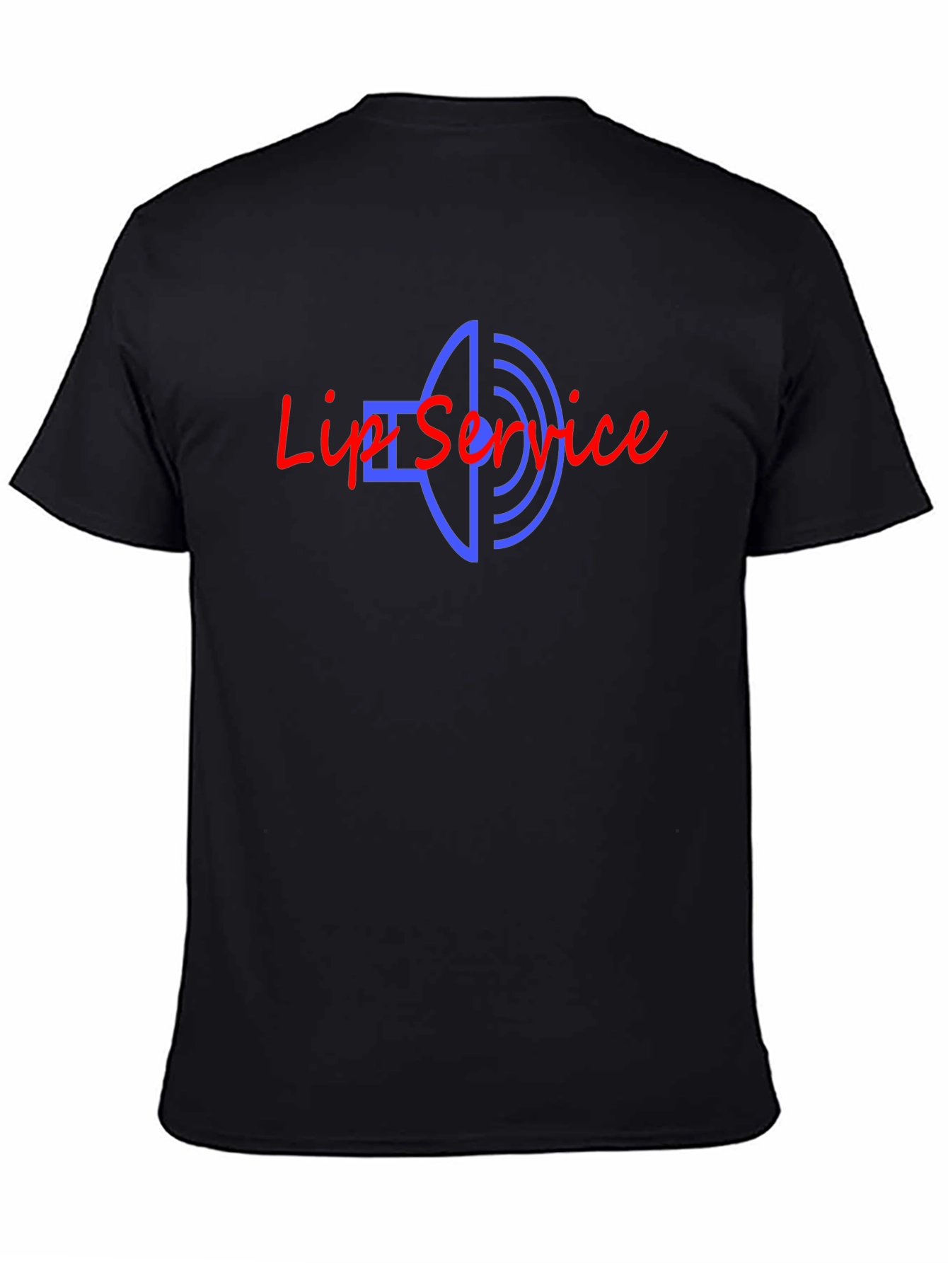 Lip Service Graphic T-Shirt - Black