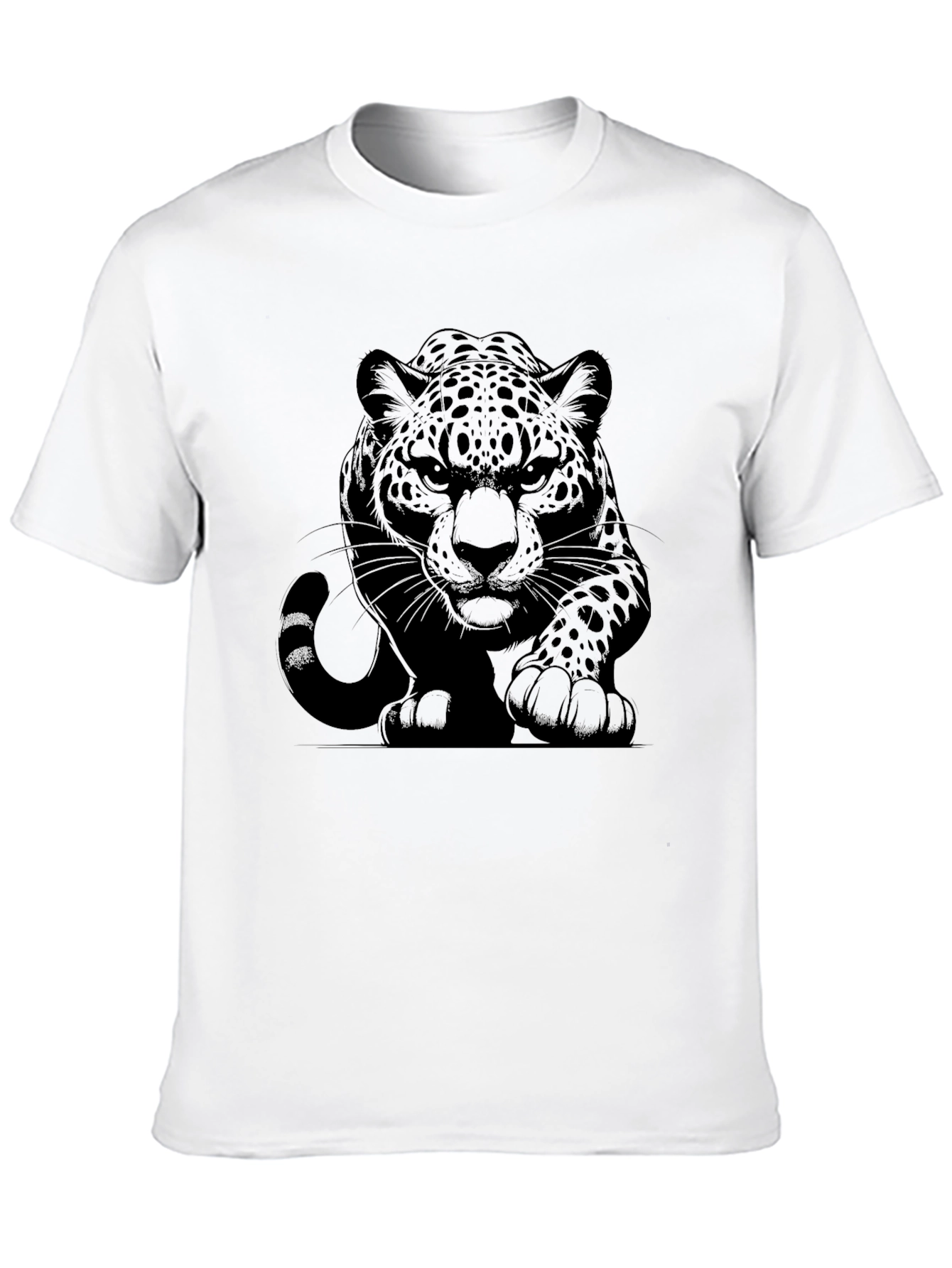 Black Jaguar Graphic Tee - Stylish Mens T-Shirt