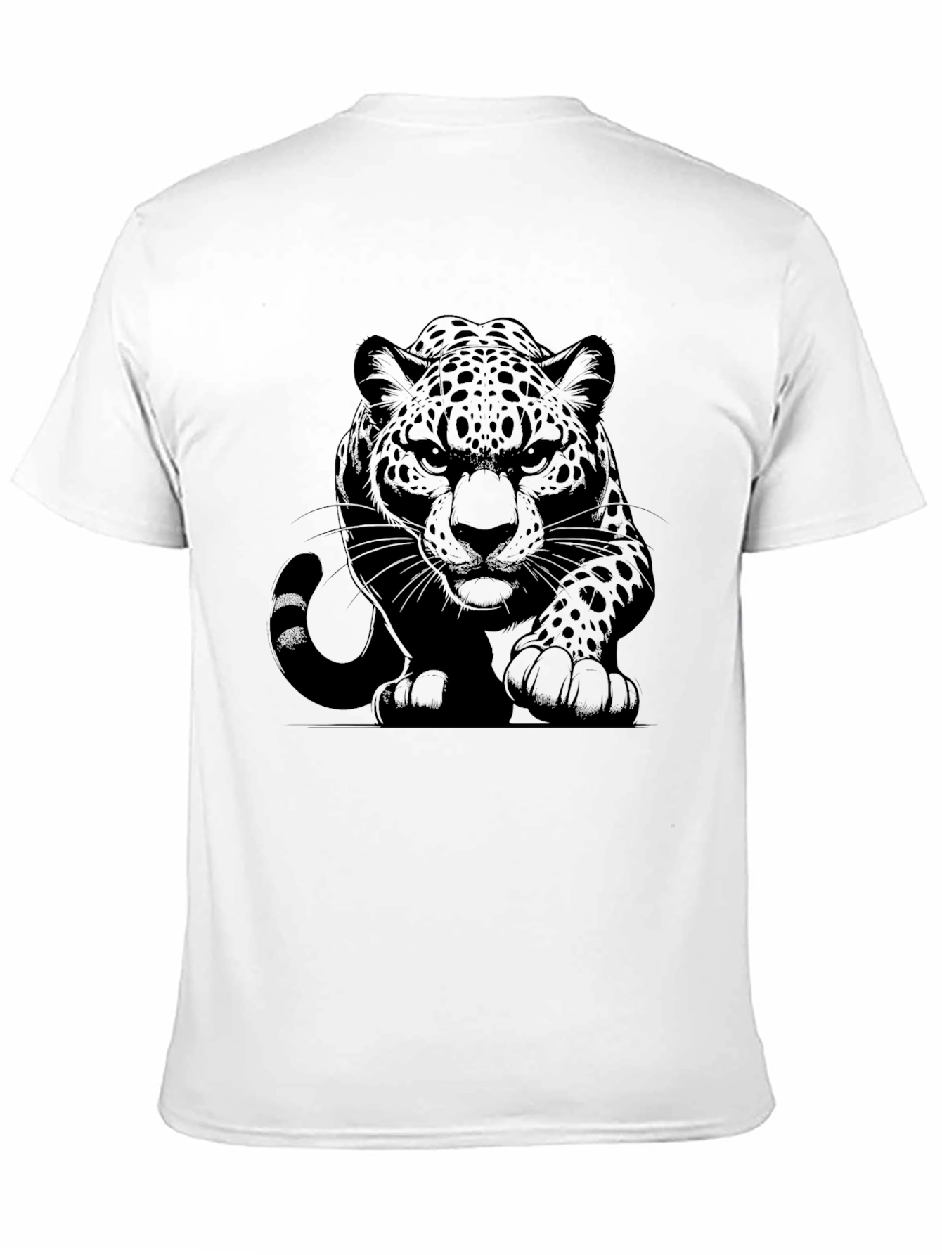 Black Jaguar Graphic Tee - Stylish Mens T-Shirt