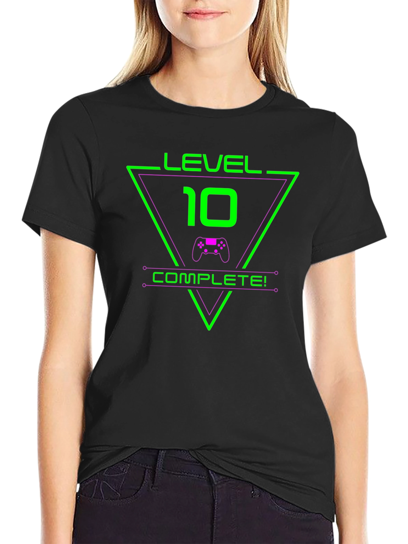 Level 10 Complete T-Shirt - Gamer Style