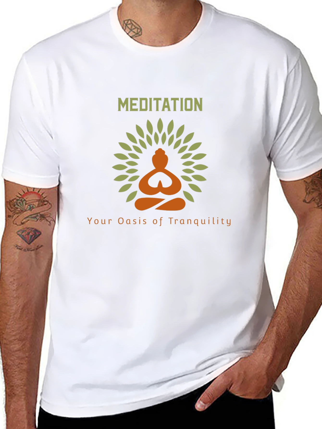 Meditation Oasis T-Shirt - Tranquility Tee