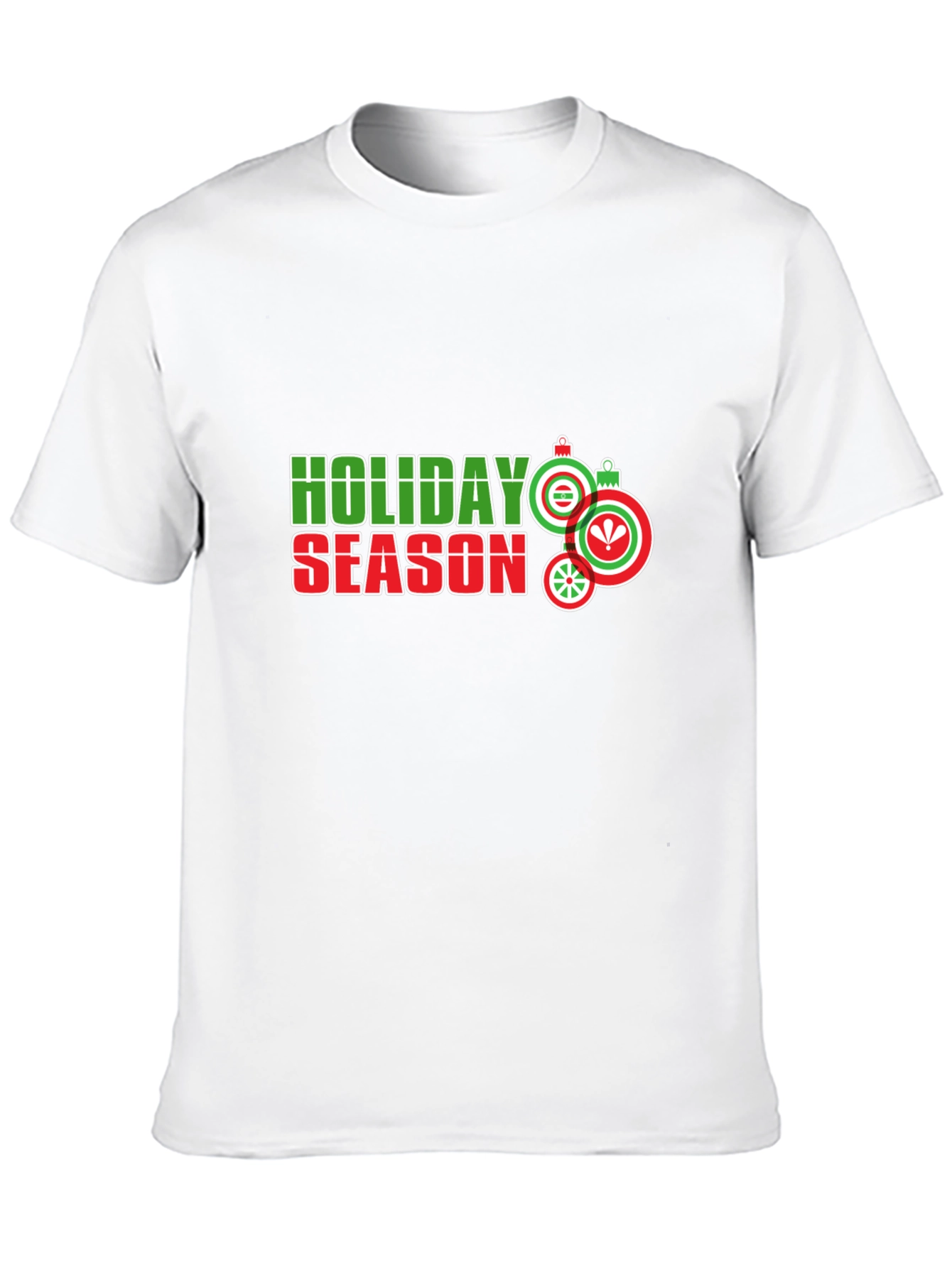 Holiday Season Graphic Tee - Black