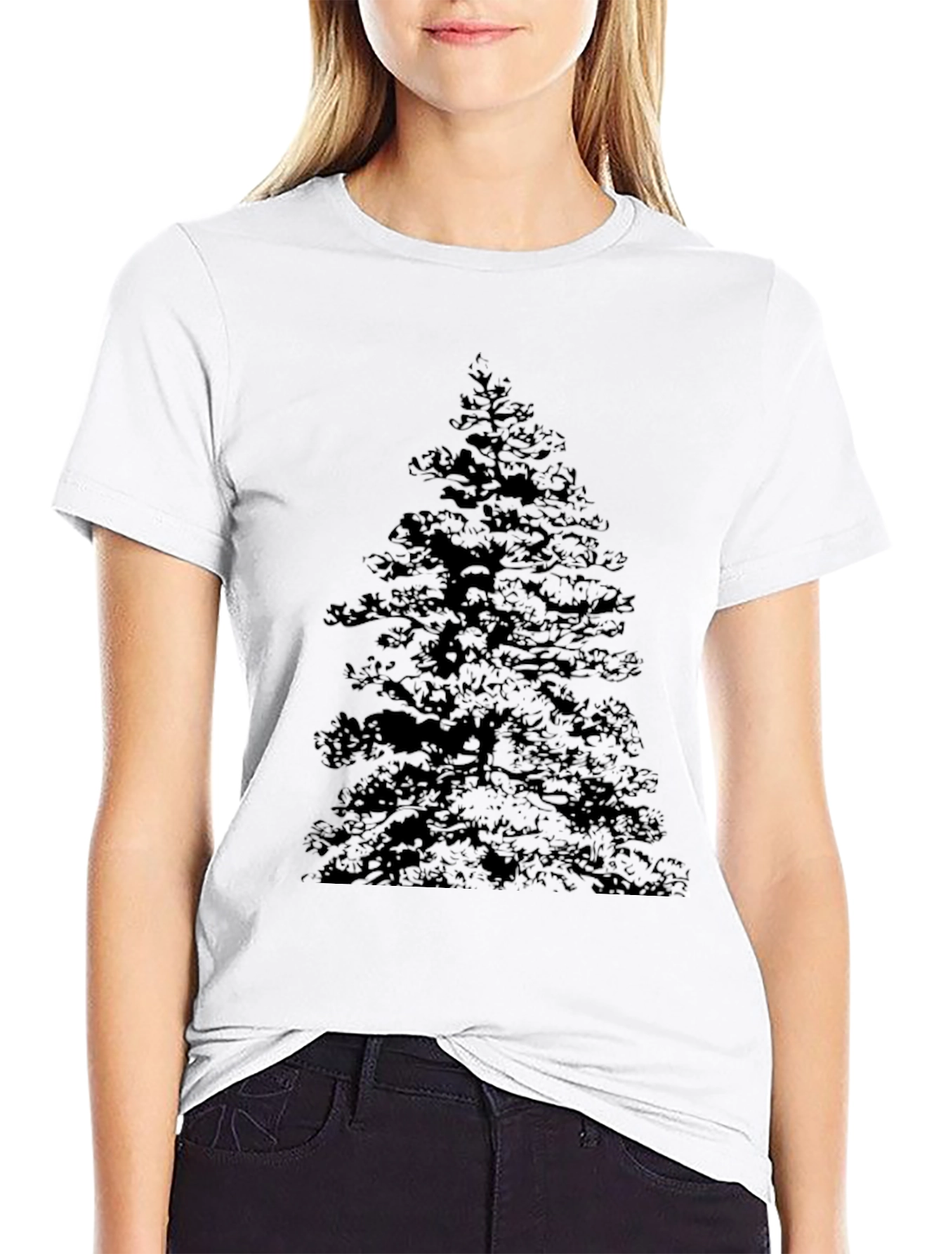 Black Tree Graphic T-Shirt
