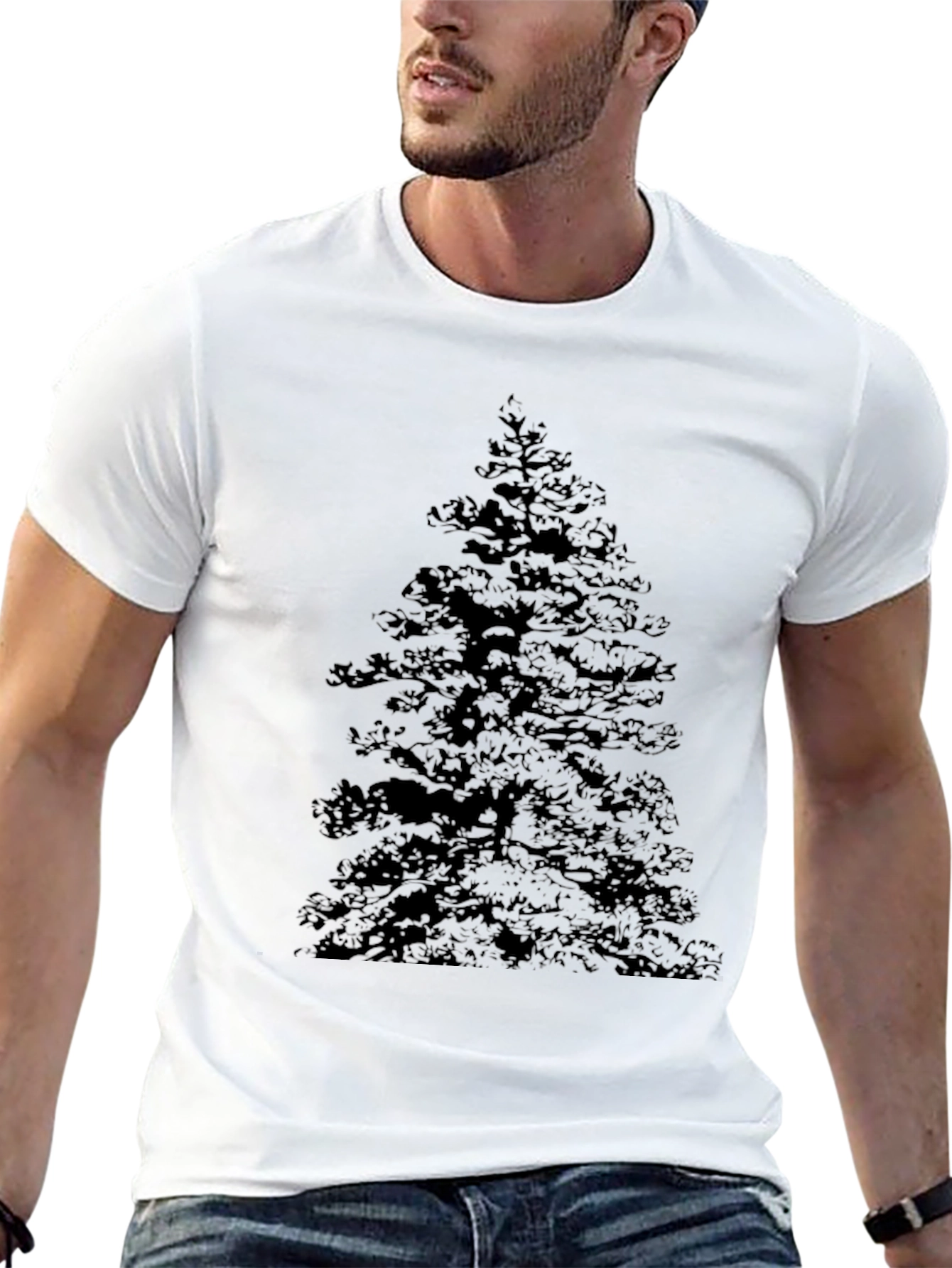 Black Tree Graphic T-Shirt