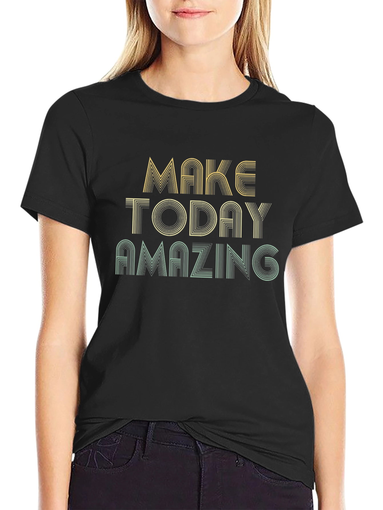 Make Today Amazing Graphic Tee - Inspiring T-Shirt