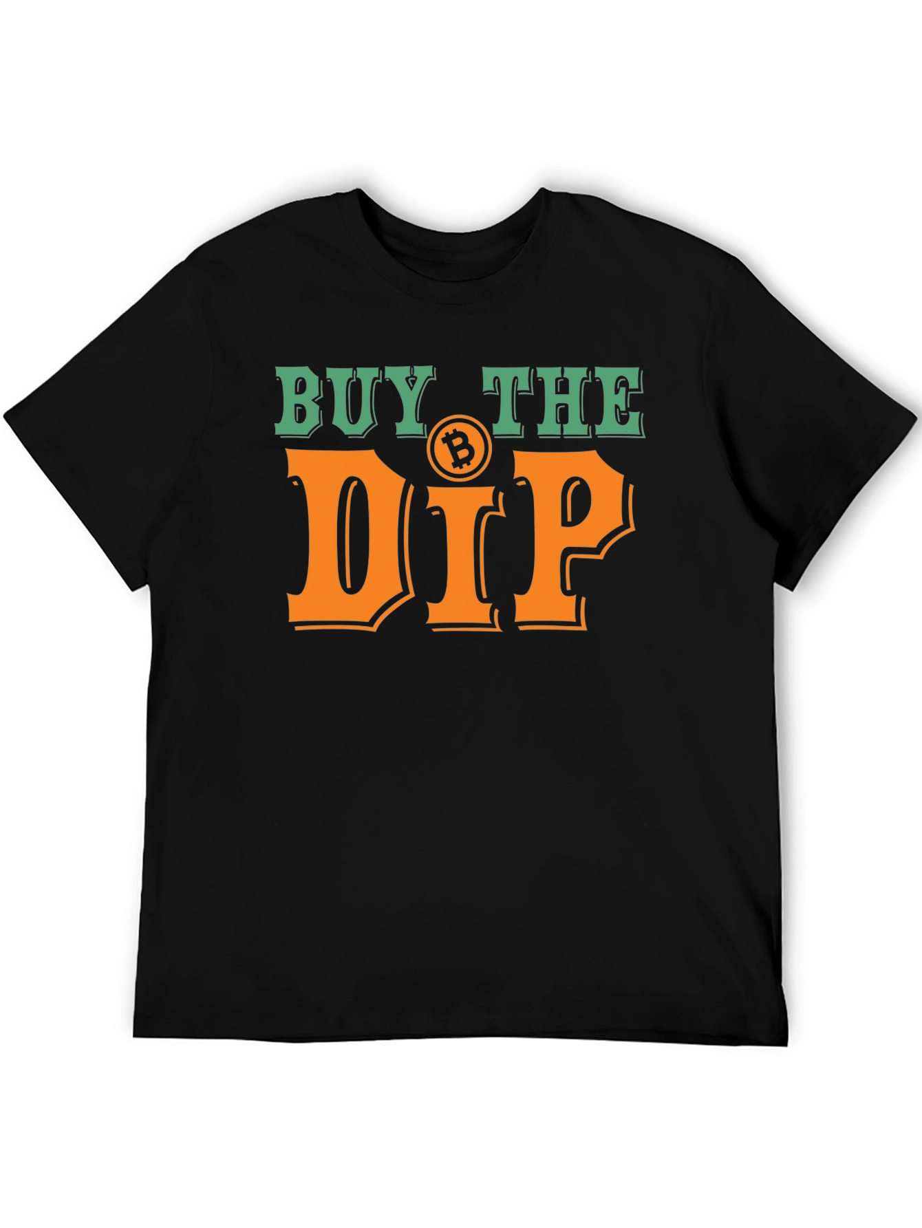 Buy The Dip Bitcoin Crypto Black T-Shirt