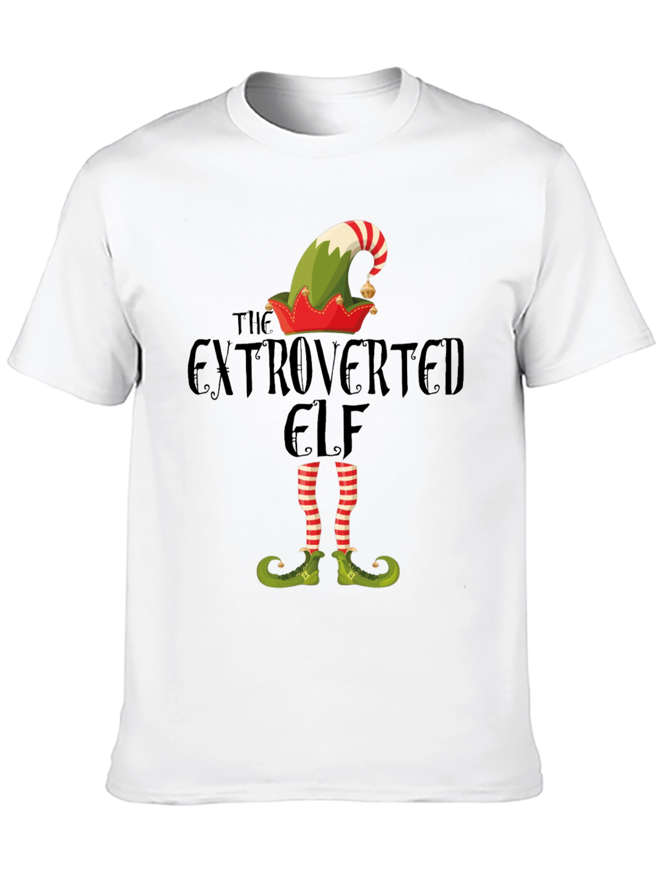 The Extroverted Elf Holiday T-Shirt