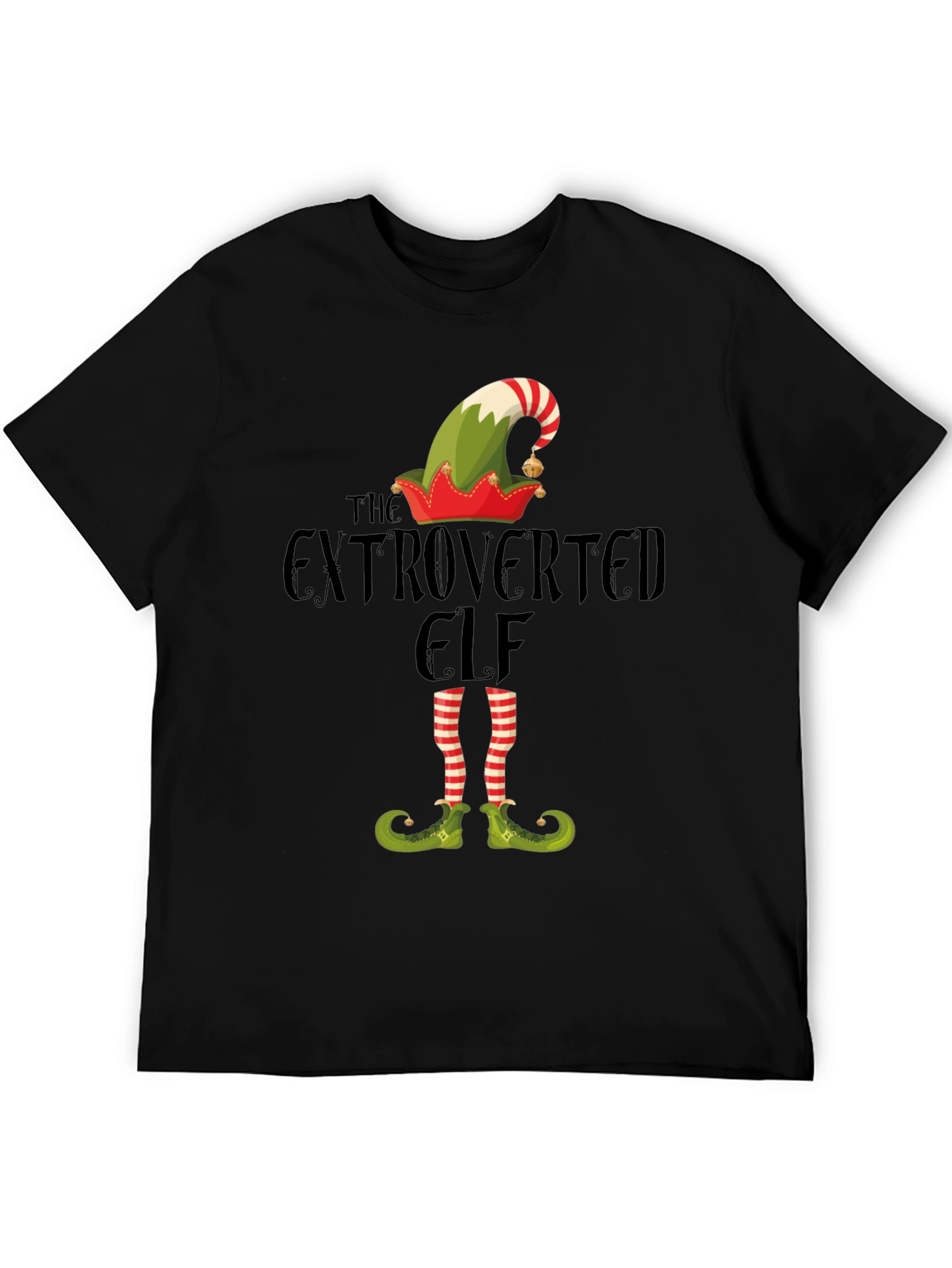 The Extroverted Elf Holiday T-Shirt