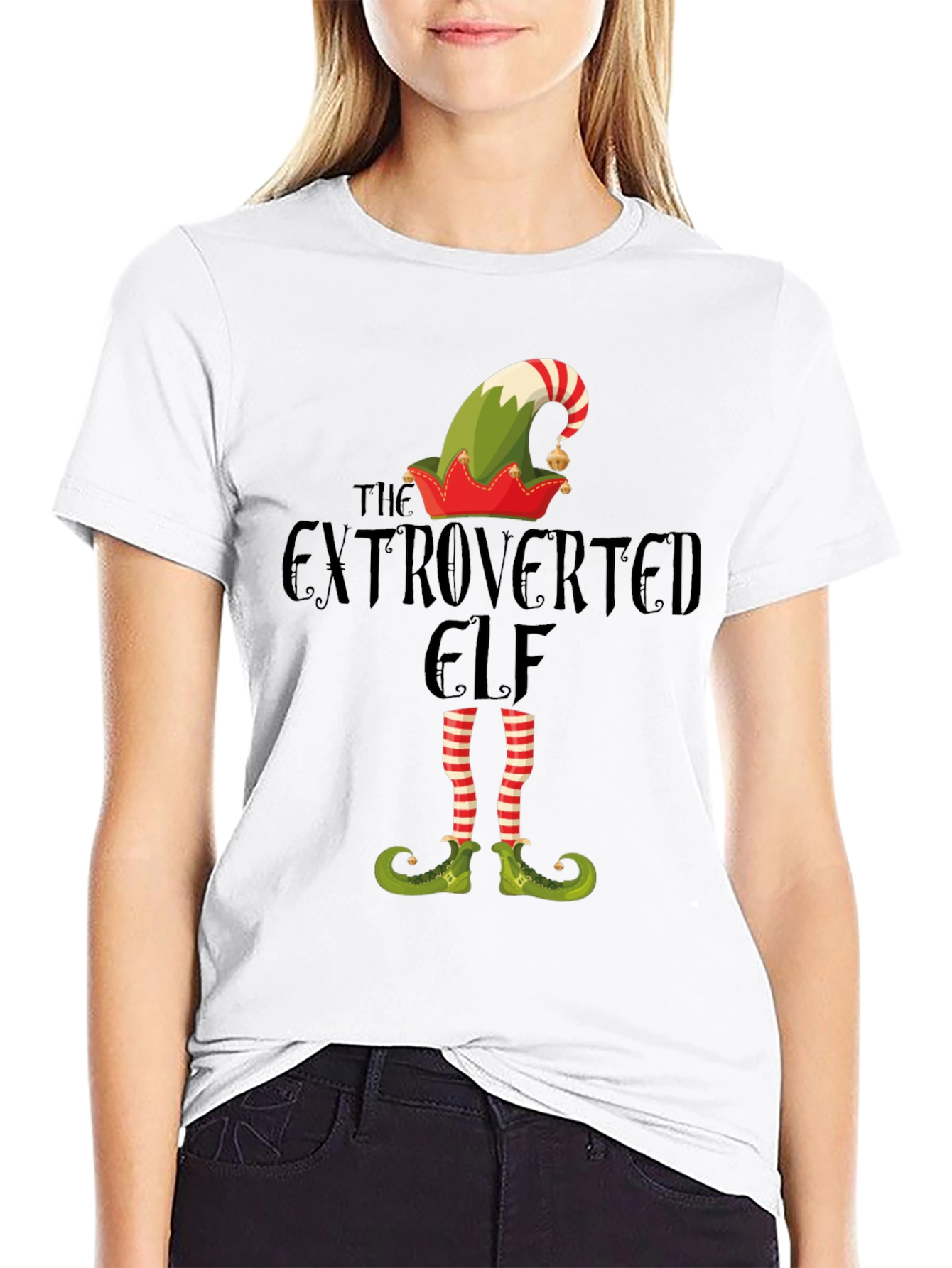 The Extroverted Elf Holiday T-Shirt