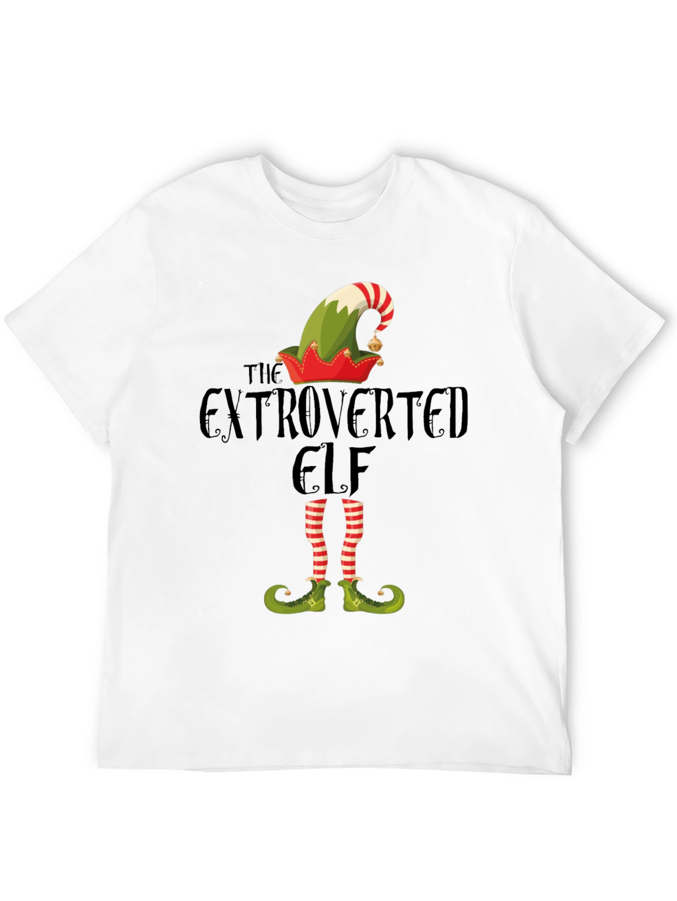 The Extroverted Elf Holiday T-Shirt