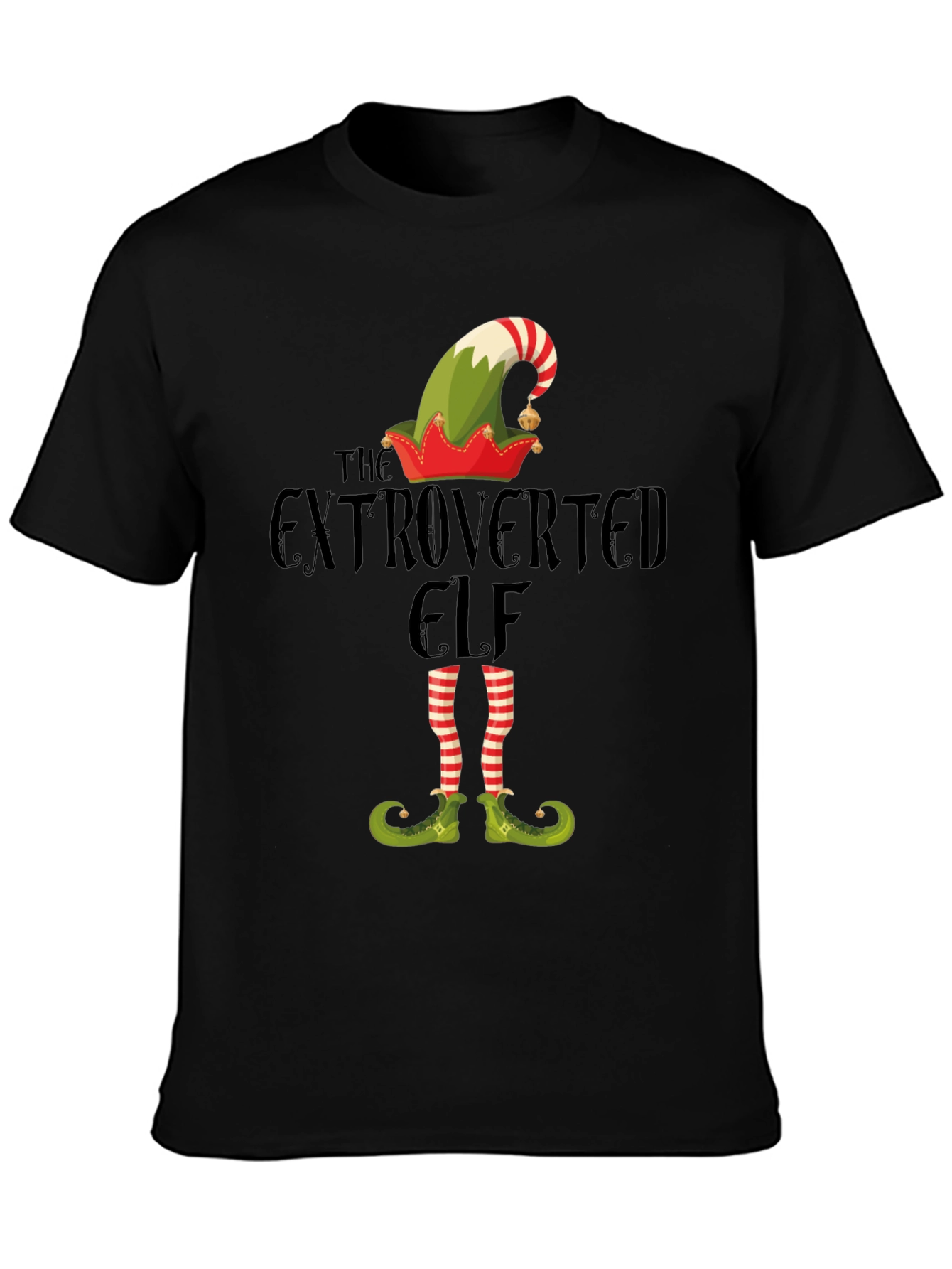 The Extroverted Elf Holiday T-Shirt