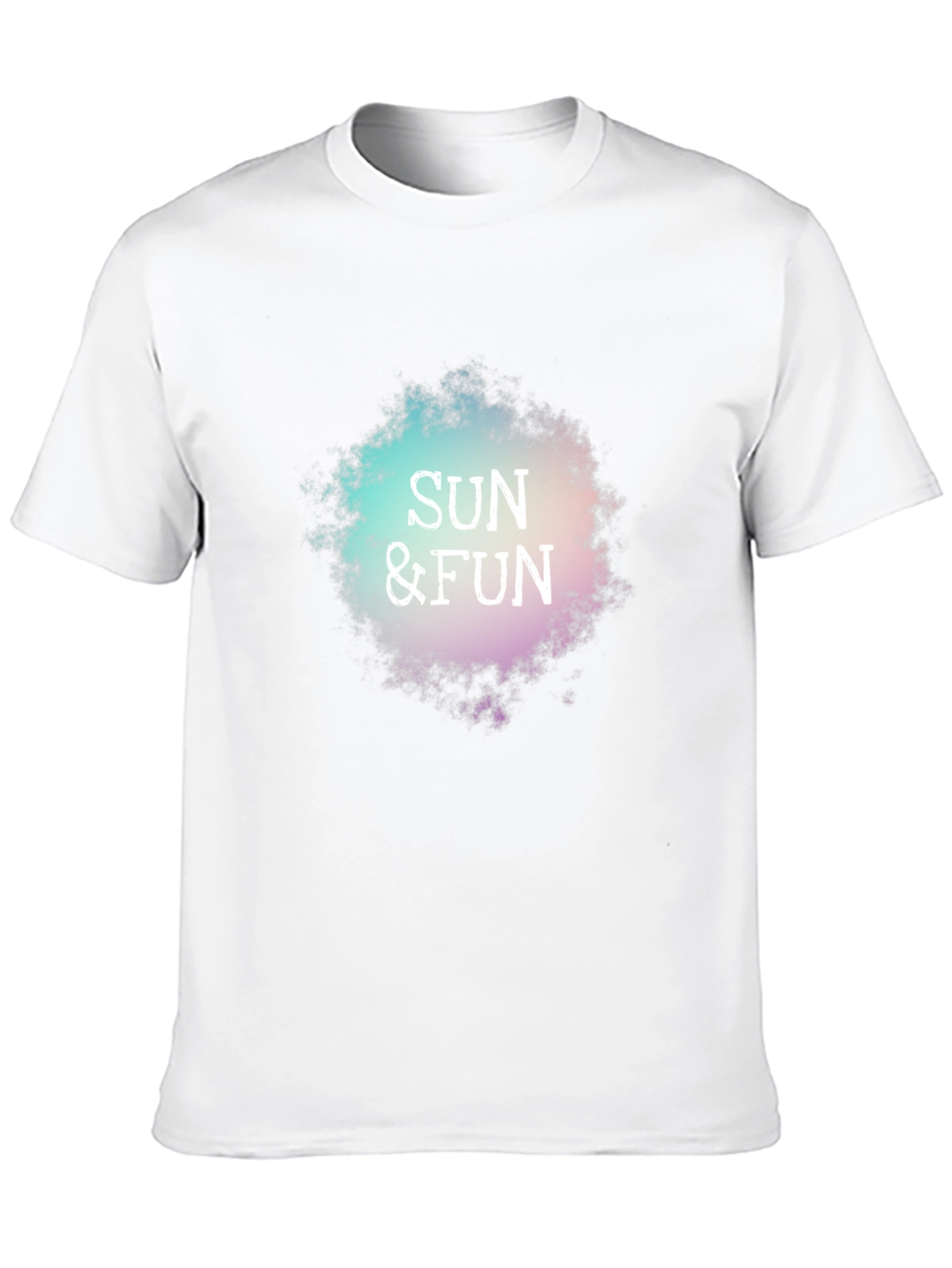 Sun & Fun Graphic T-Shirt - Casual Black Tee