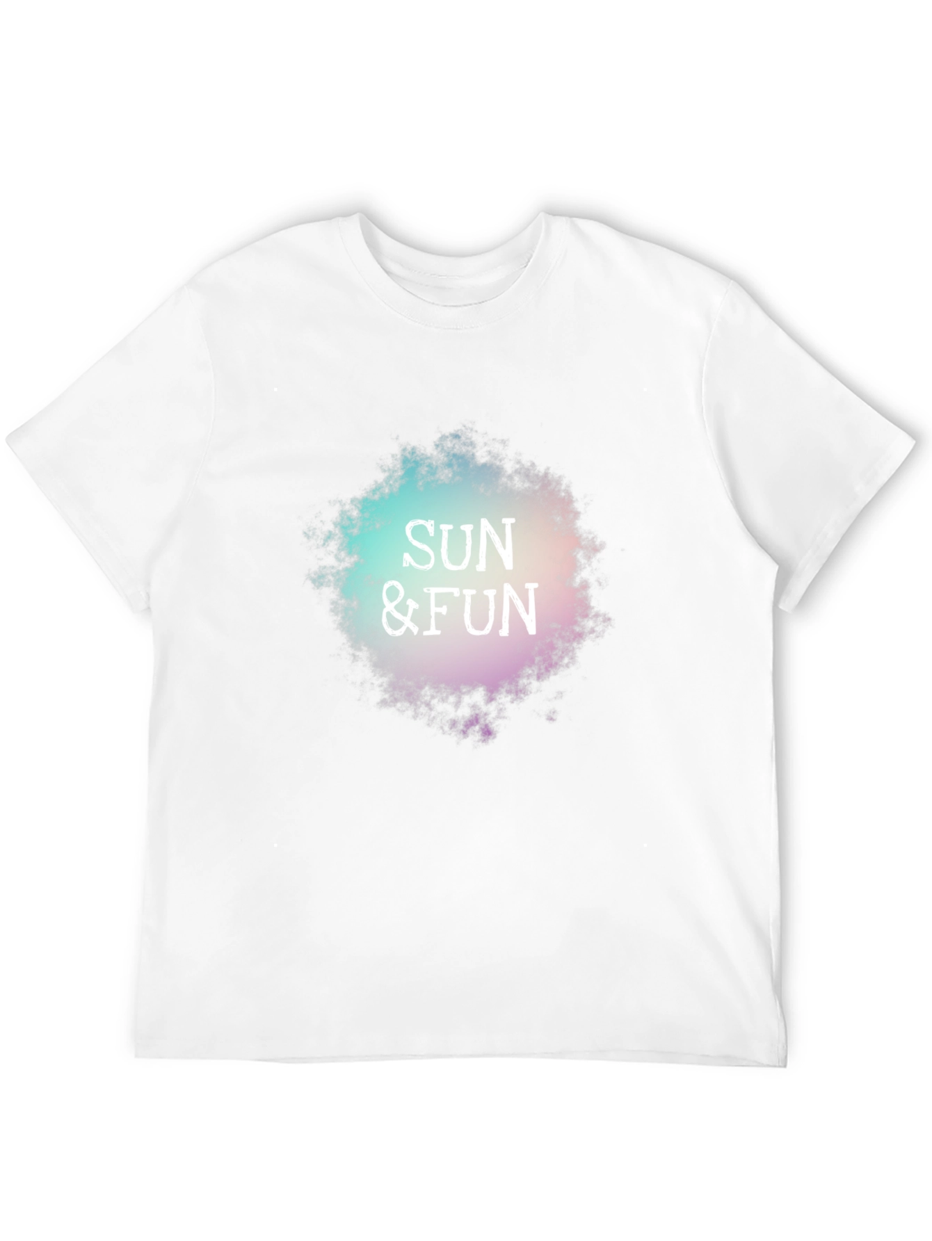 Sun & Fun Graphic T-Shirt - Casual Black Tee