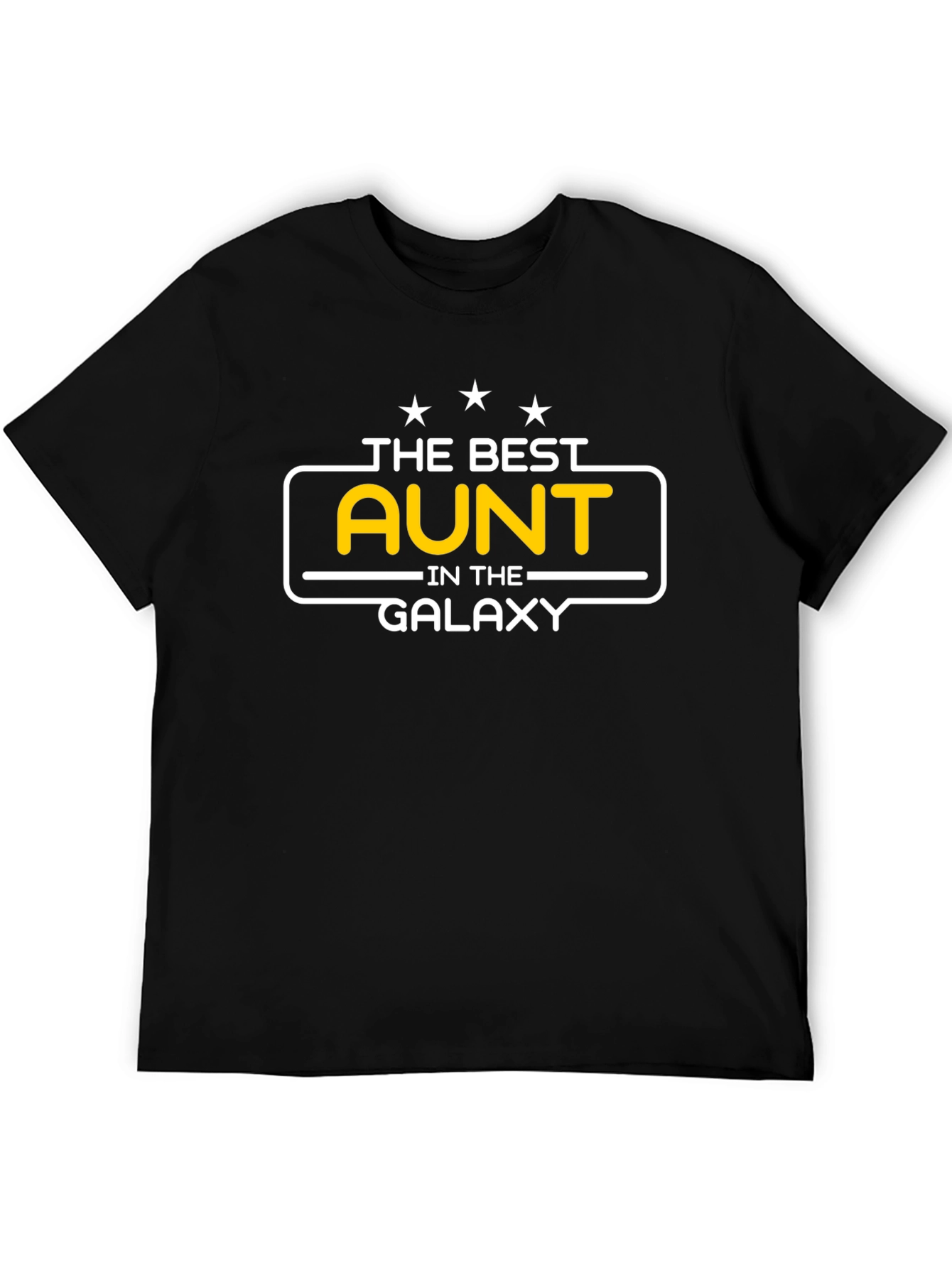 The Best Aunt in the Galaxy T-Shirt - Black
