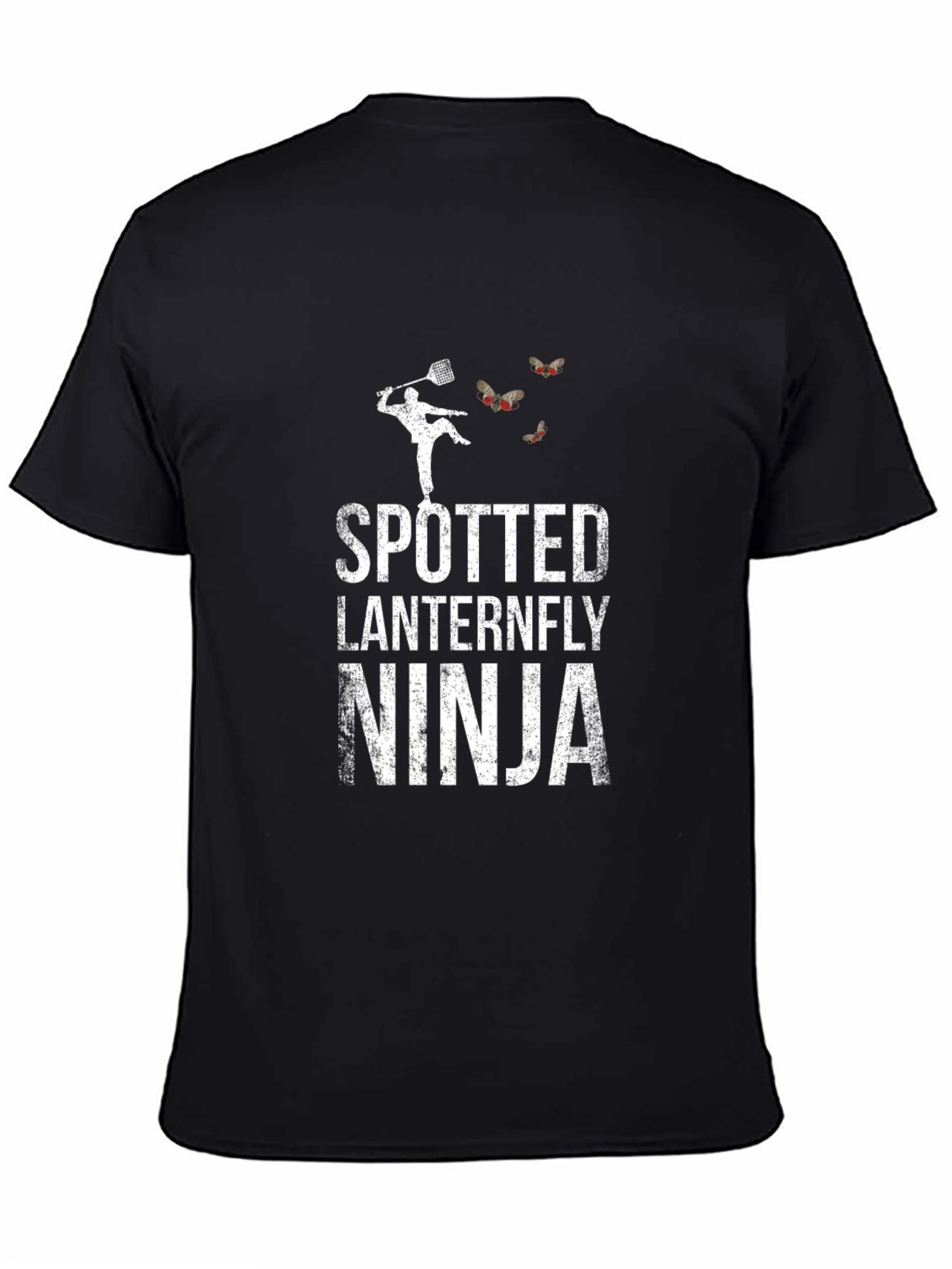 Spotted Lanternfly Ninja T-Shirt Insect Humor Tee