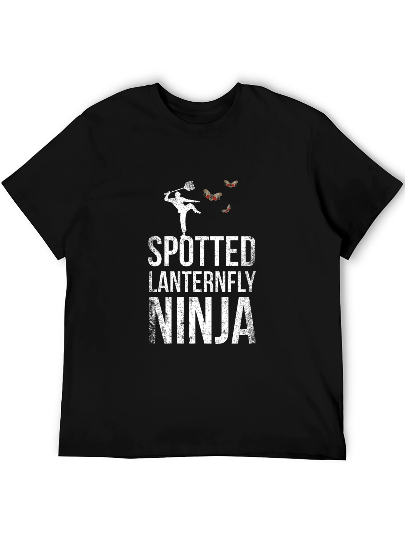Spotted Lanternfly Ninja T-Shirt Insect Humor Tee