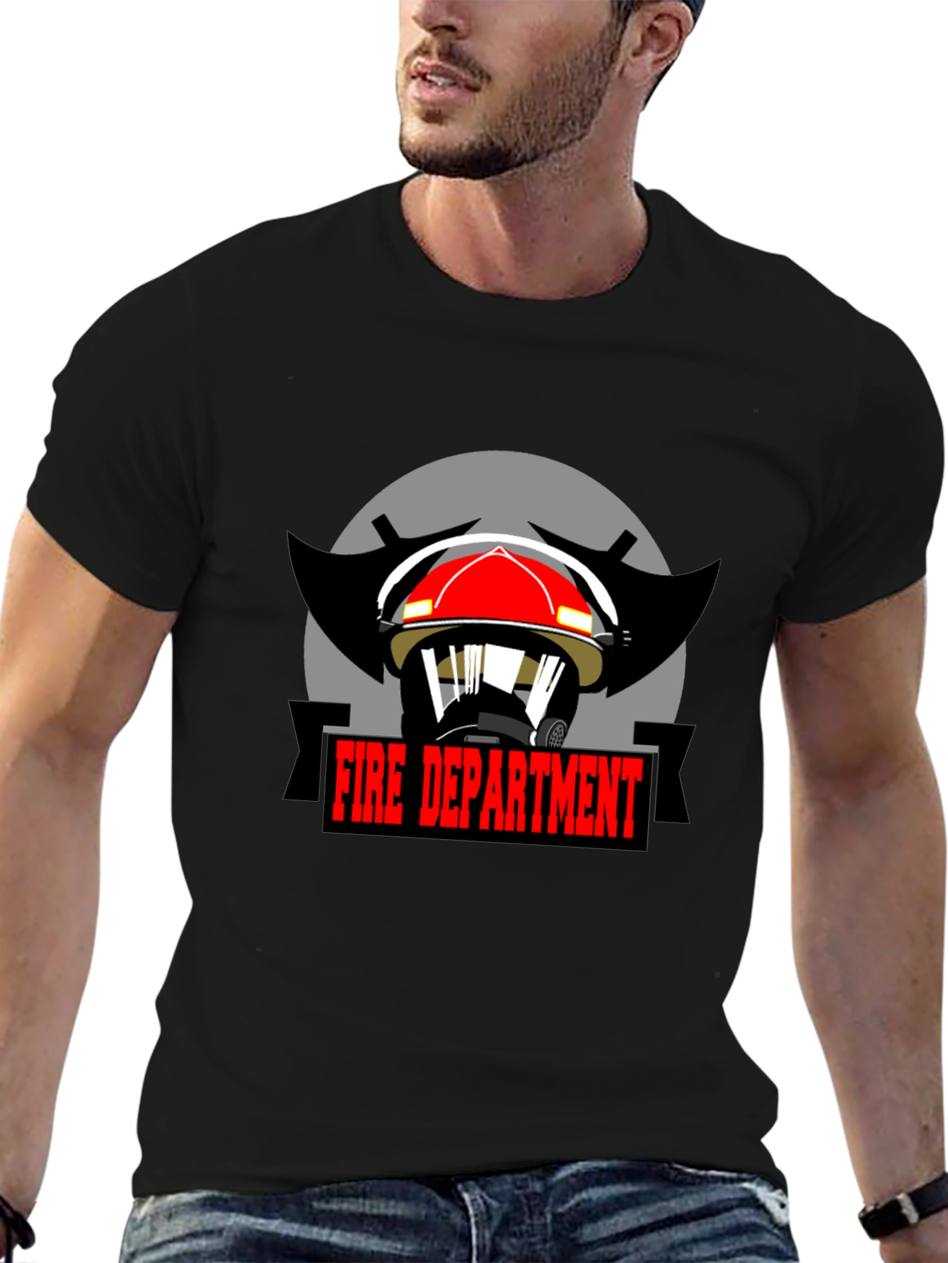 Fire Department Graphic T-Shirt
