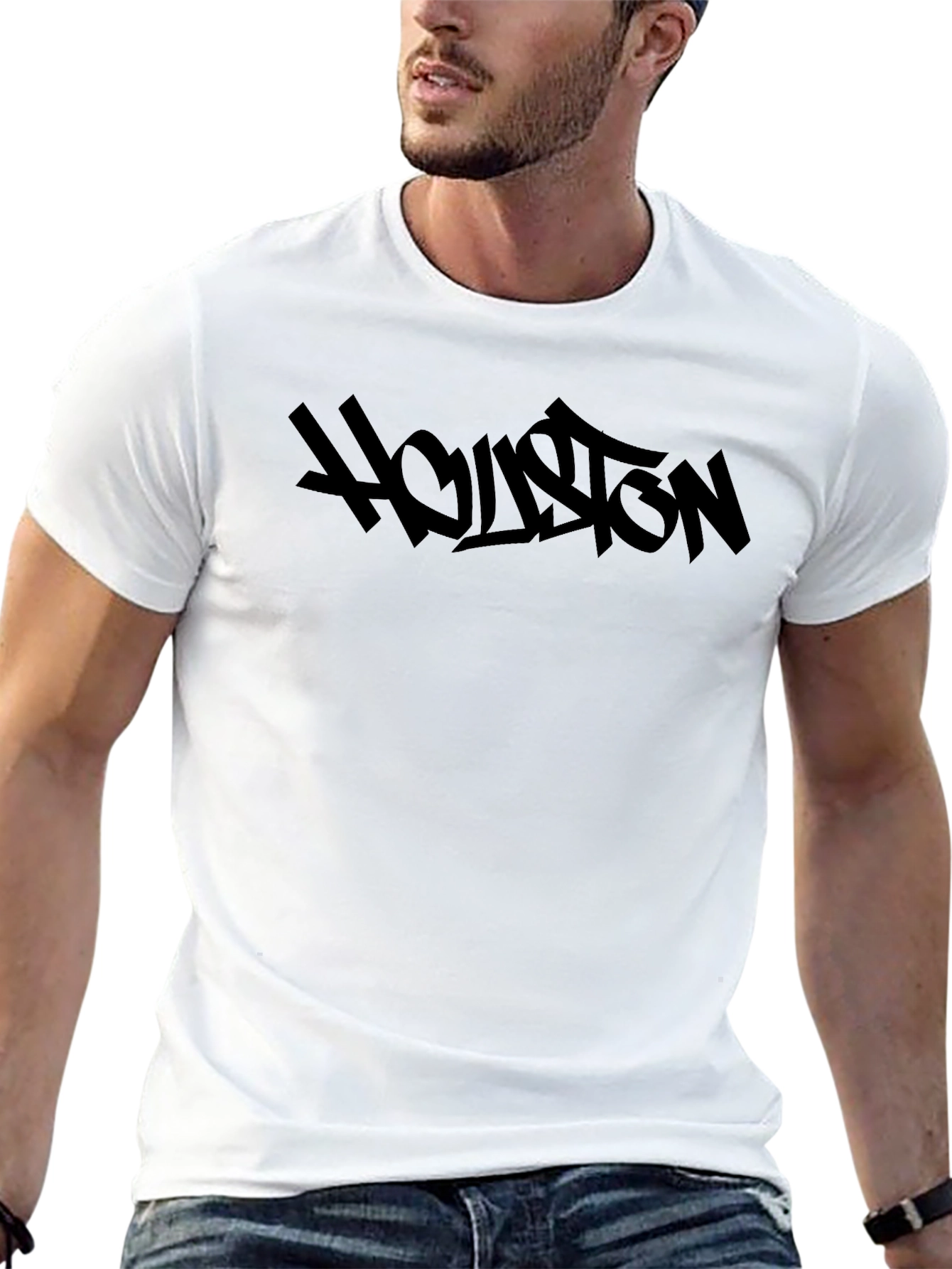Black Houston Graphic T-Shirt