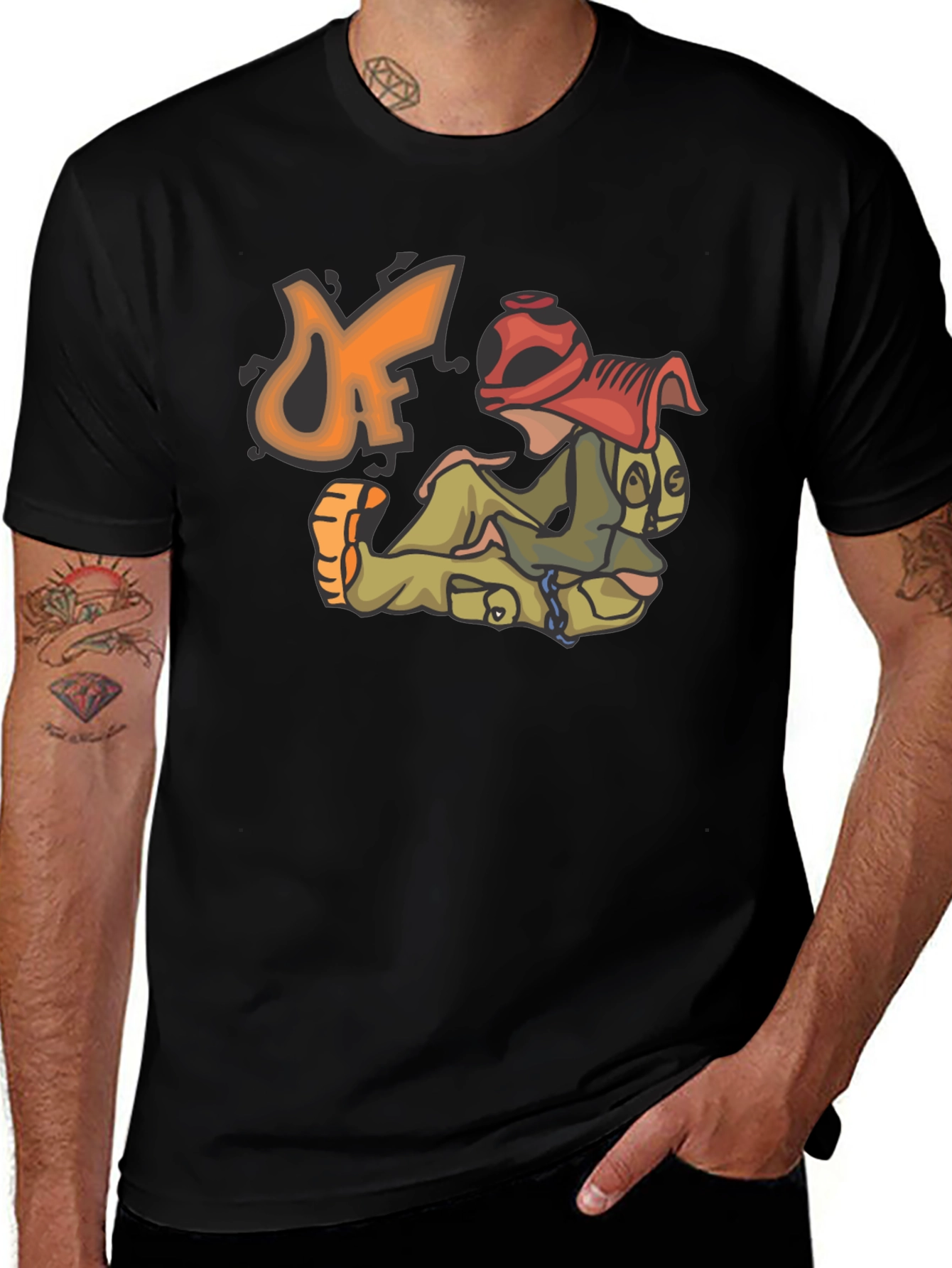 Unique Graphic Print T-Shirt