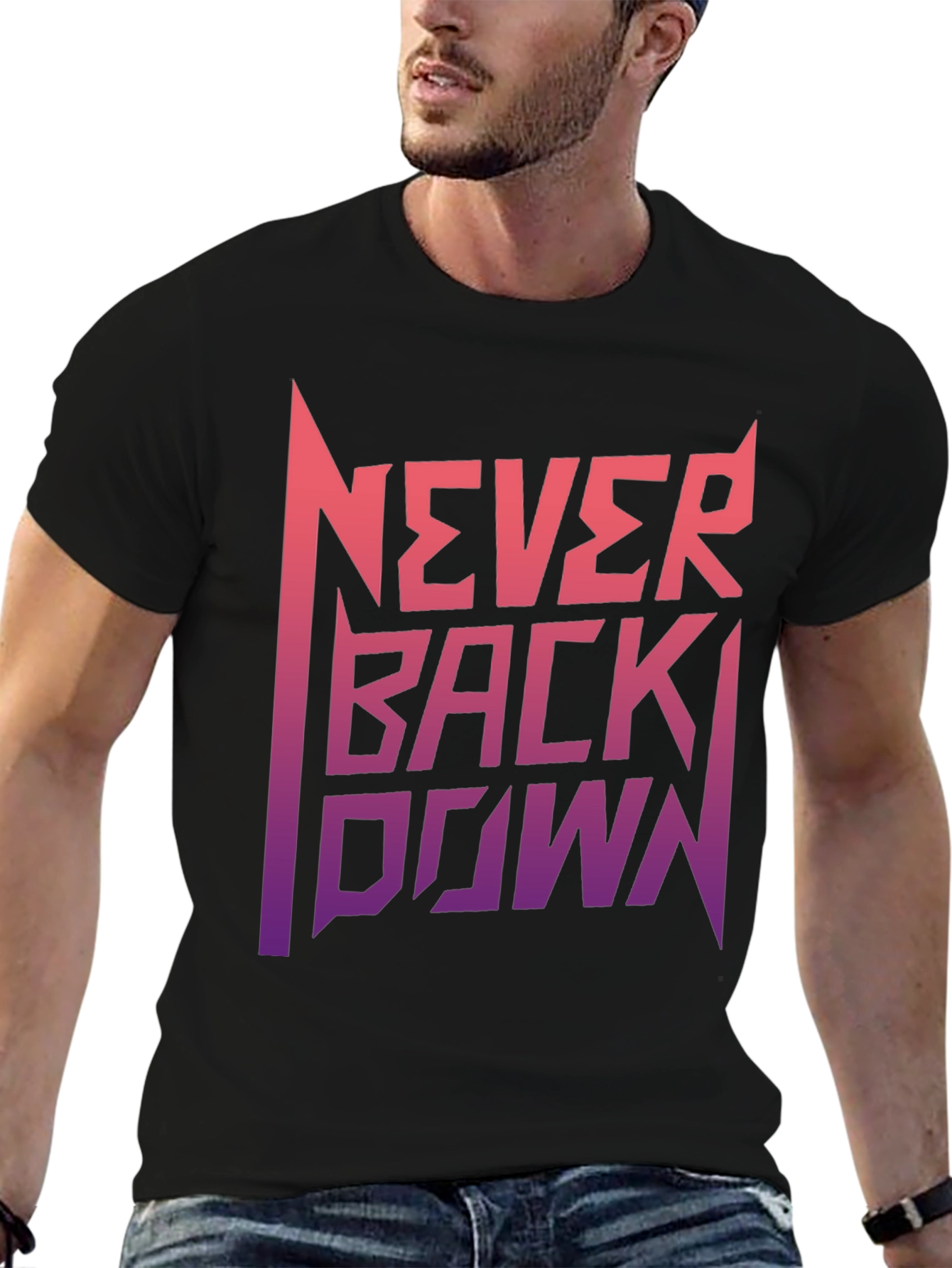 Never Back Down Graphic Tee