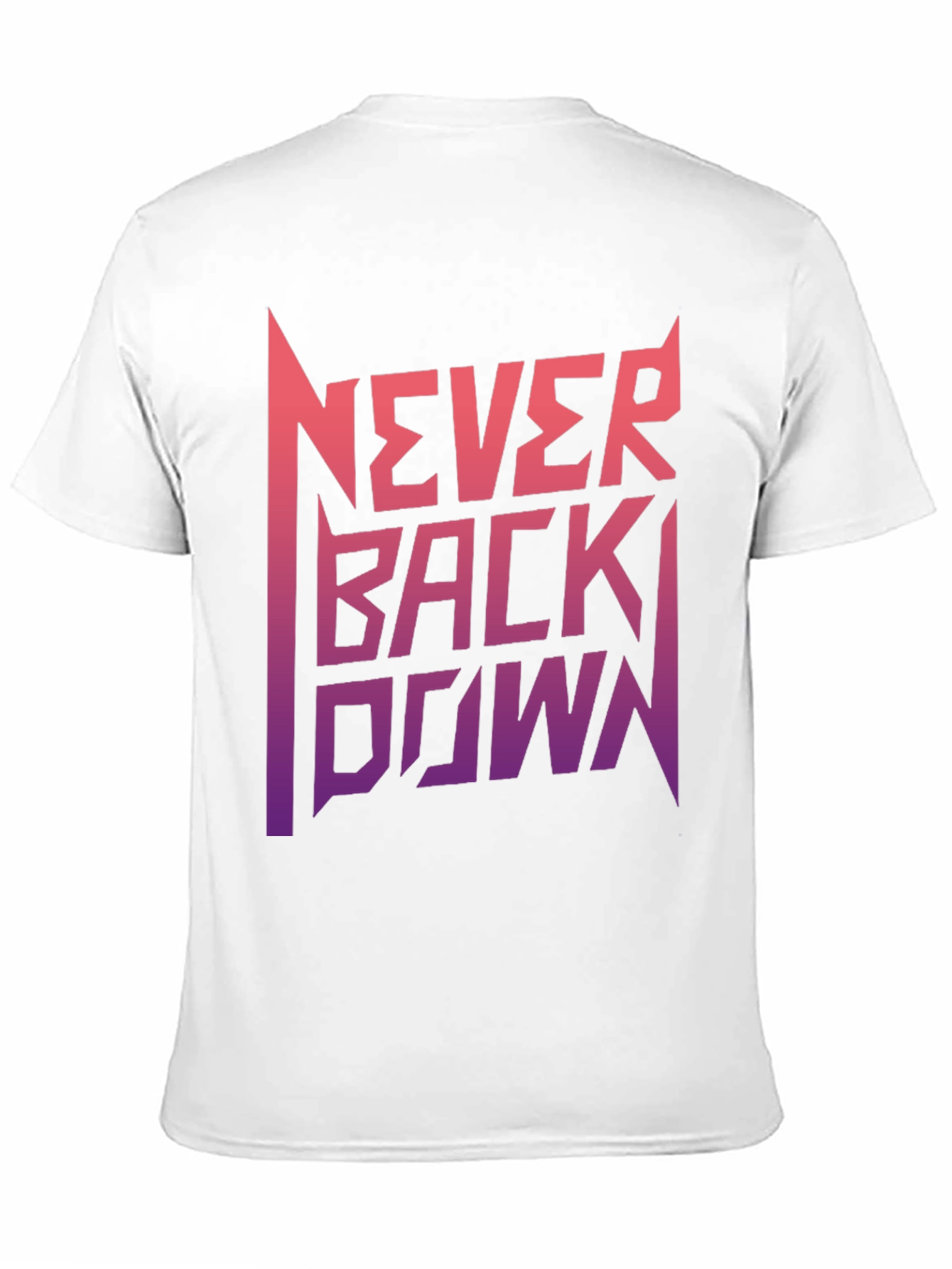 Never Back Down Graphic Tee