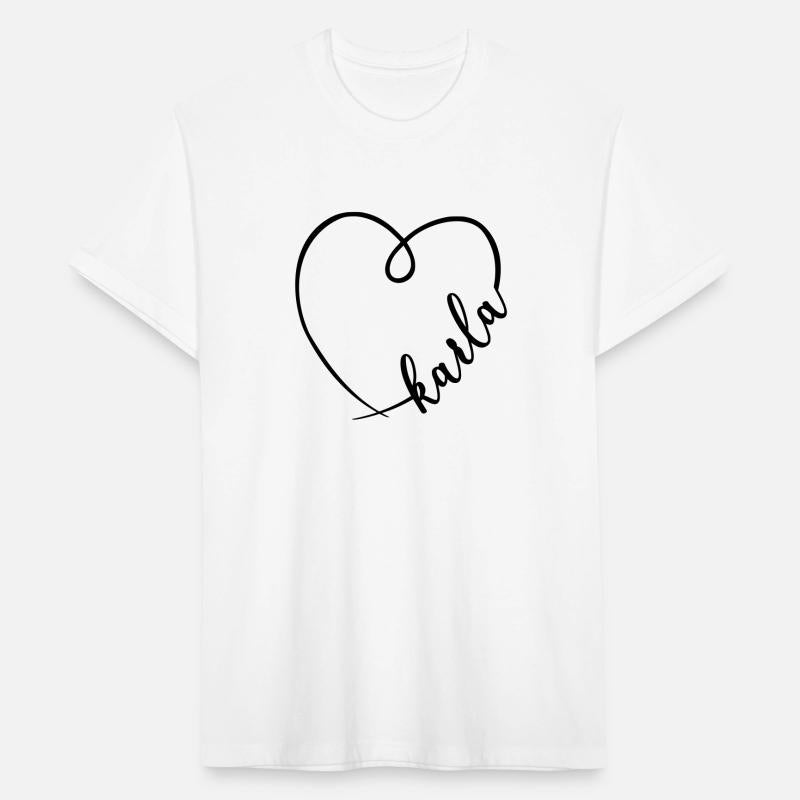 Karla Name Heart Calligraphy