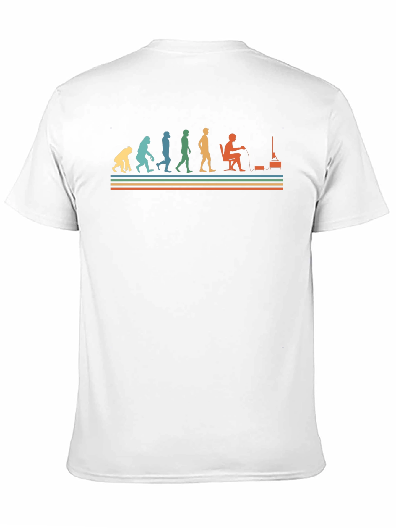 Gamer Evolution Graphic Tee - Black