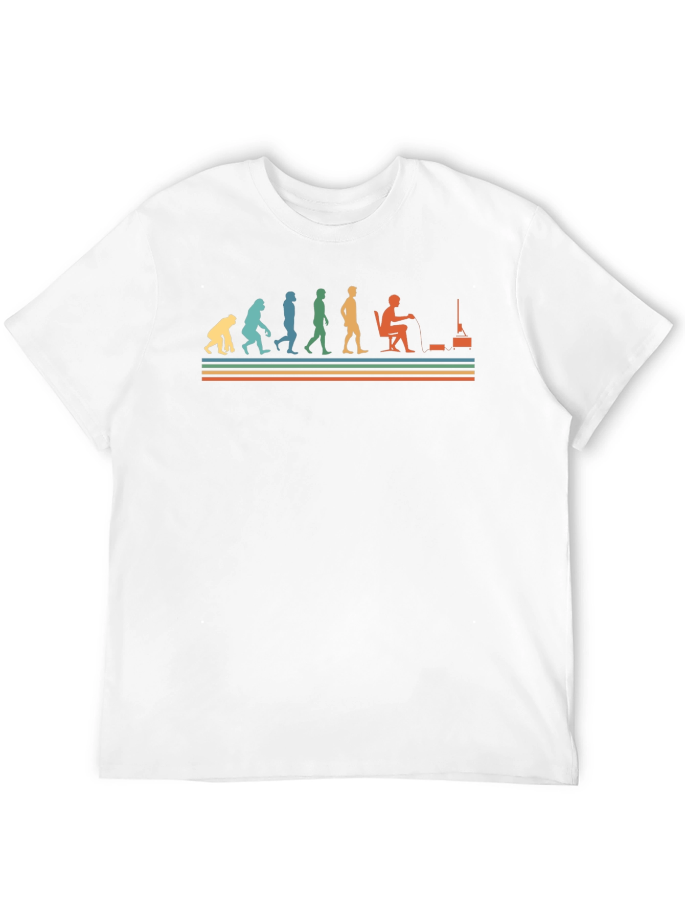Gamer Evolution Graphic Tee - Black