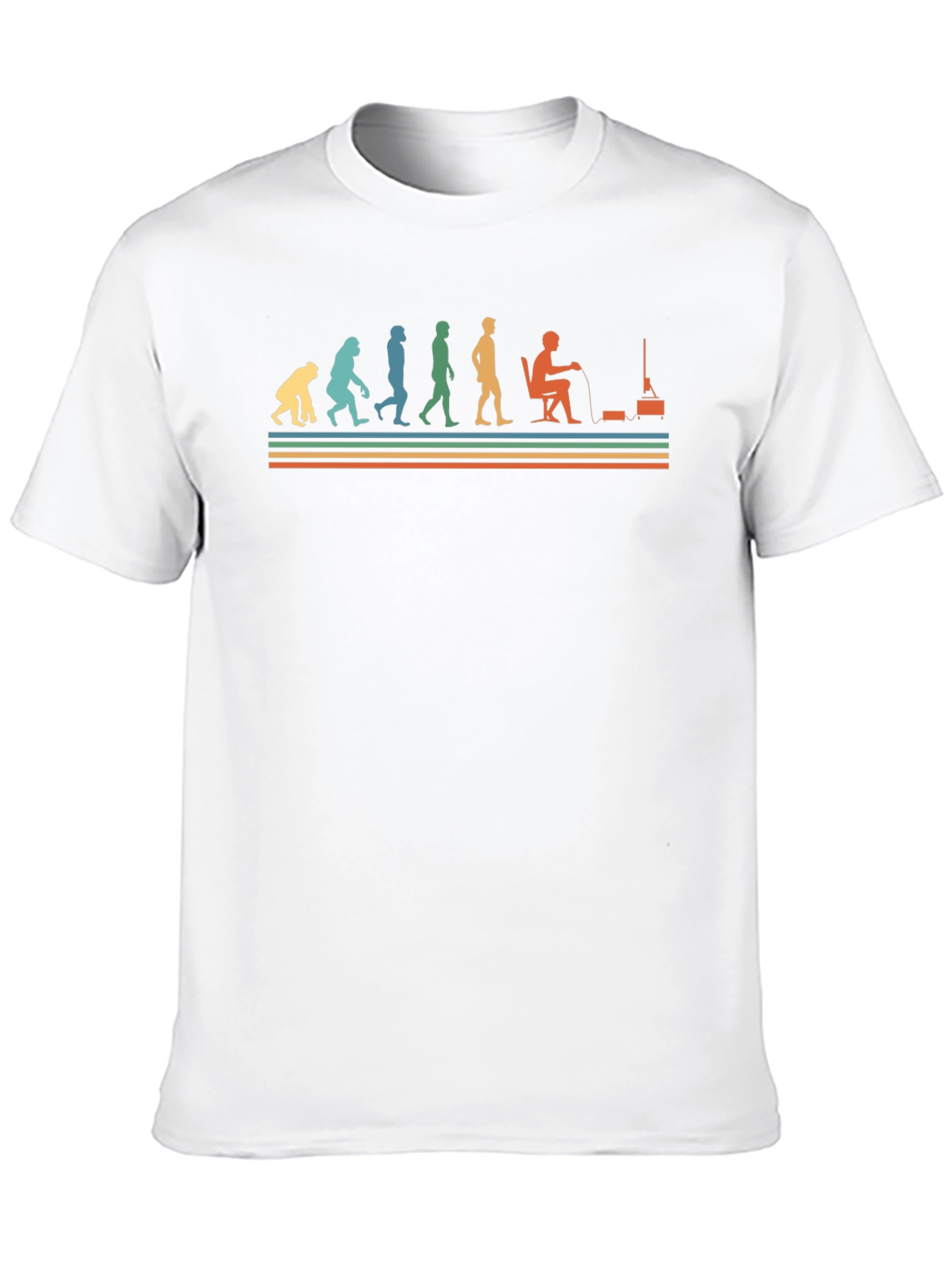 Gamer Evolution Graphic Tee - Black
