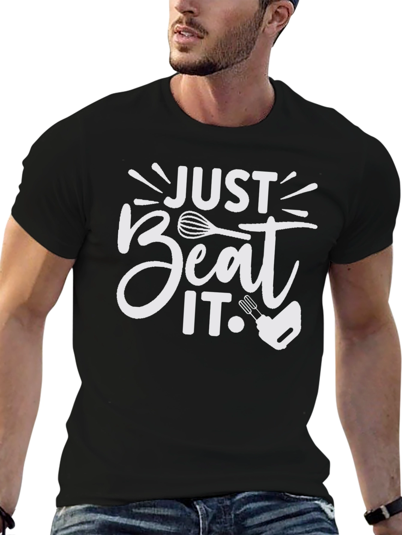 Just Beat It T-Shirt - Funny Baking Tee