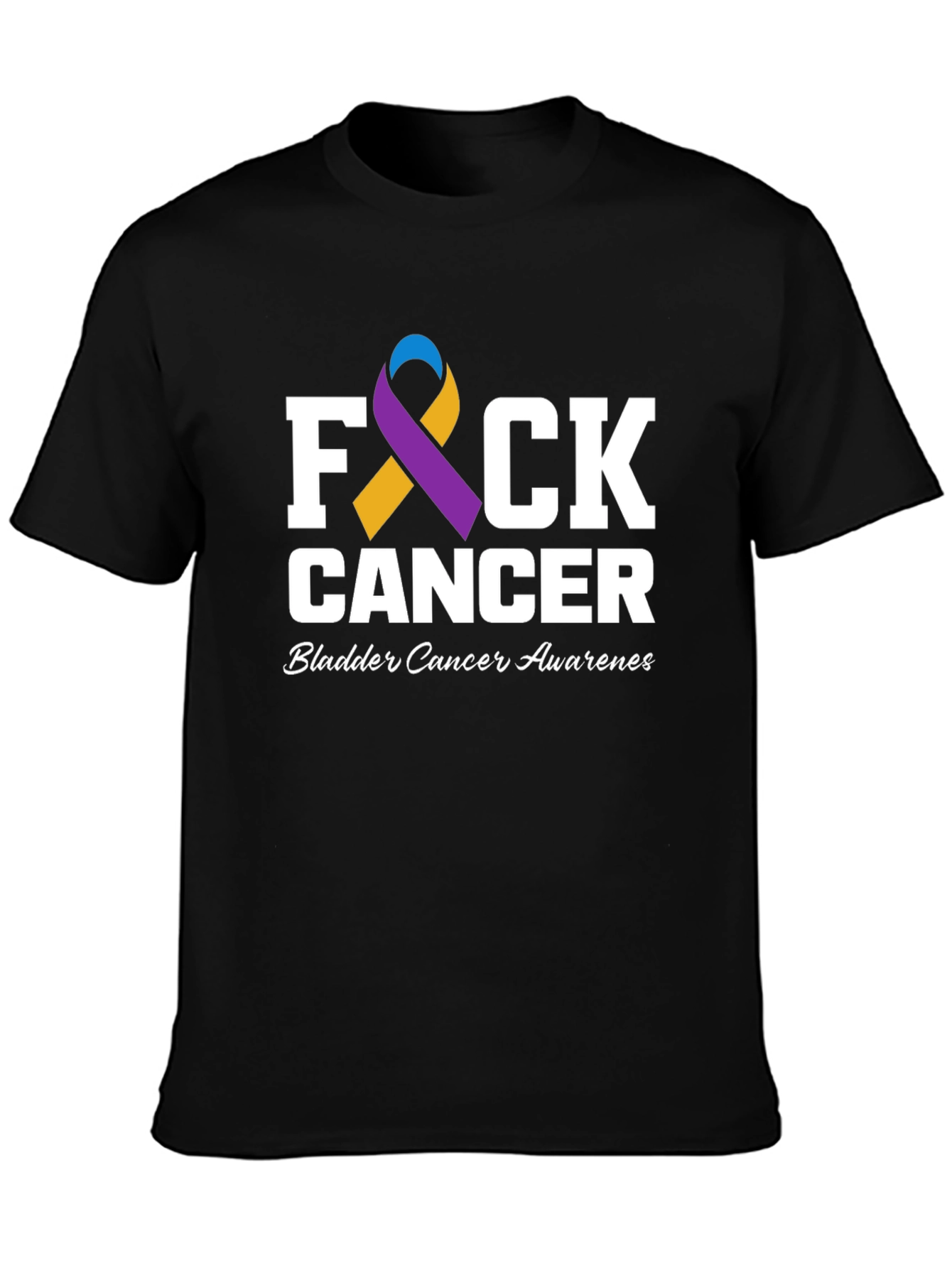 F Cancer Bladder Cancer Awareness T-Shirt
