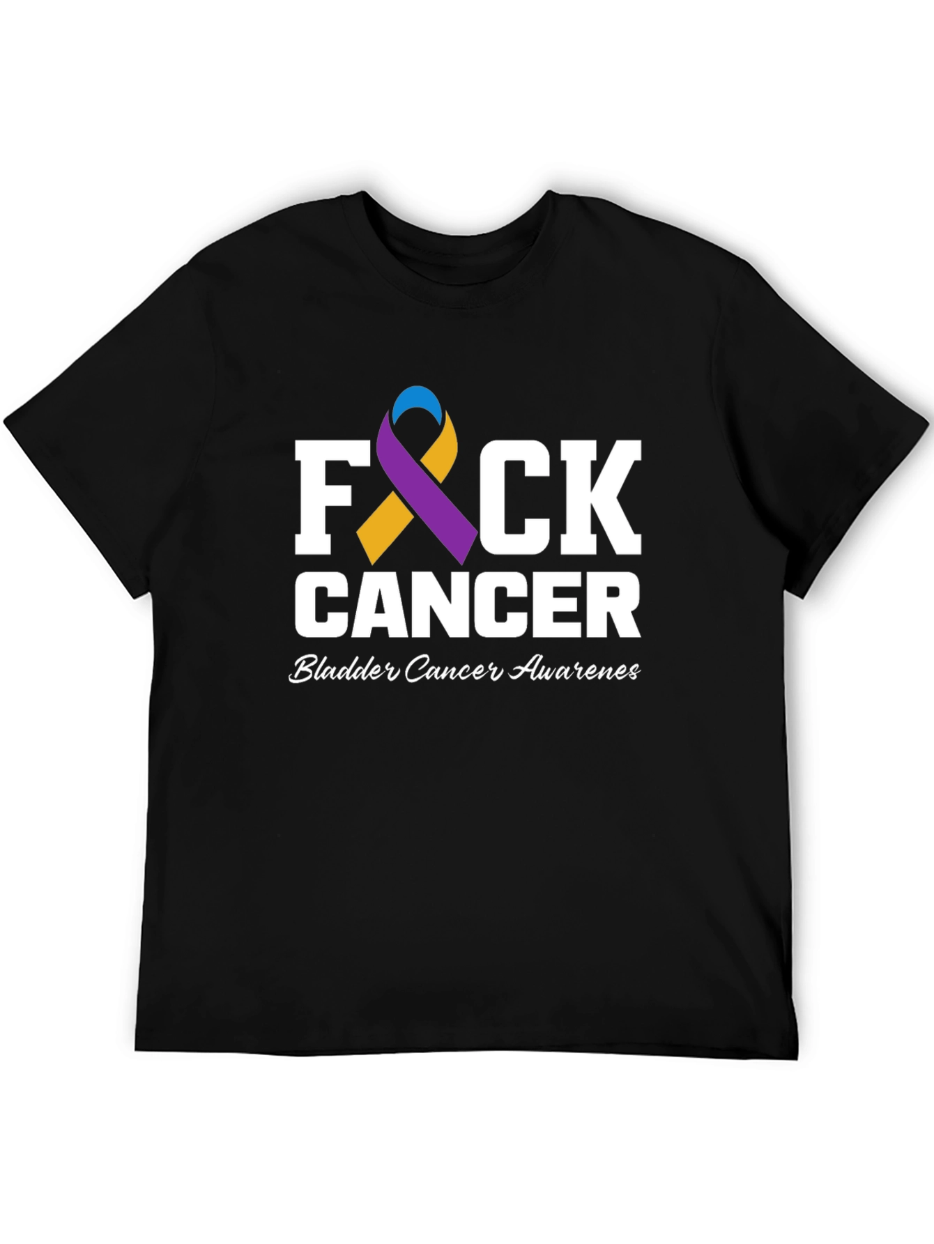 F Cancer Bladder Cancer Awareness T-Shirt