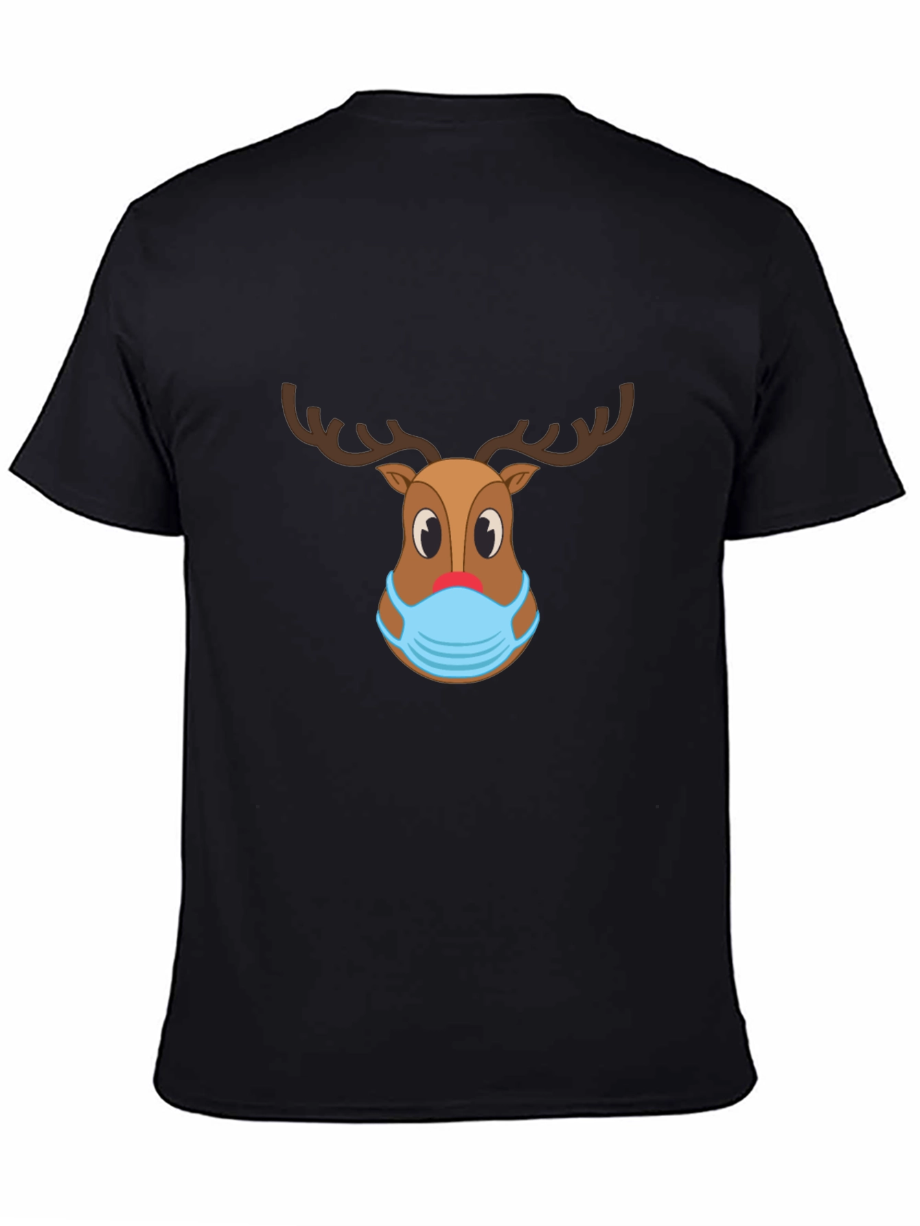 Festive Reindeer Mask T-Shirt