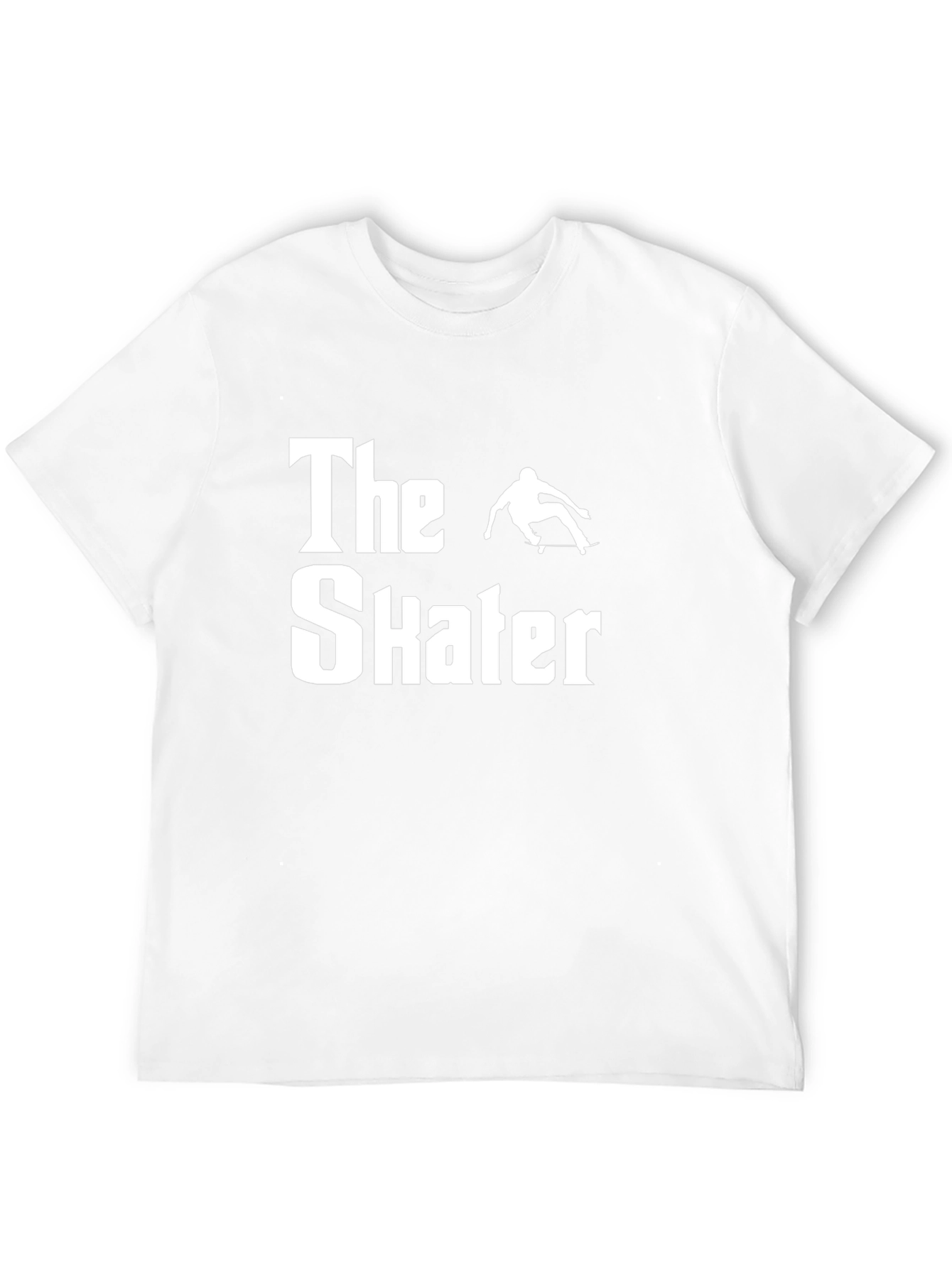 The Skater Black Graphic Tee - Cool Skateboarding Shirt