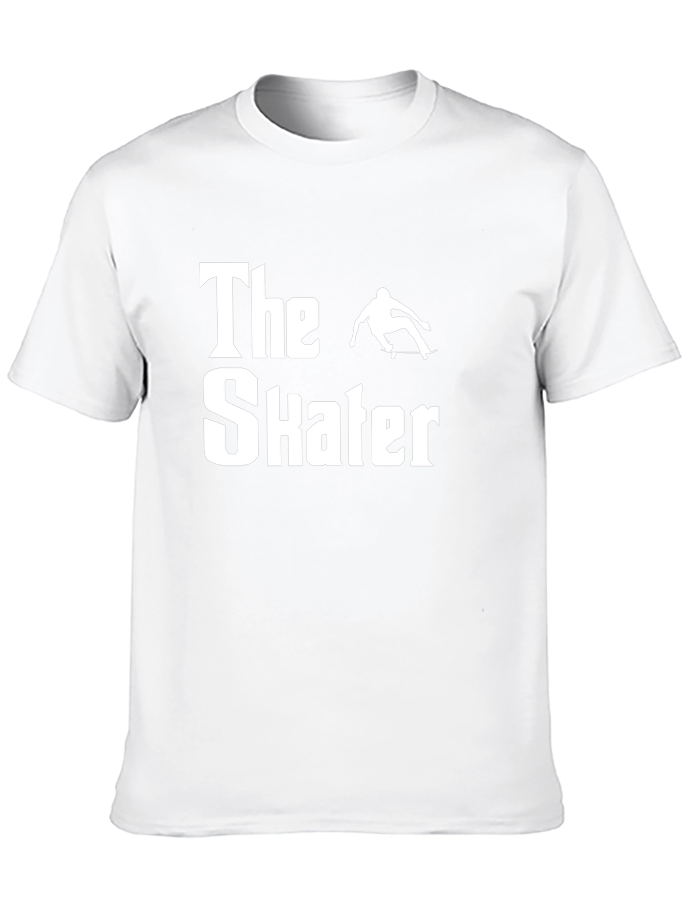 The Skater Black Graphic Tee - Cool Skateboarding Shirt