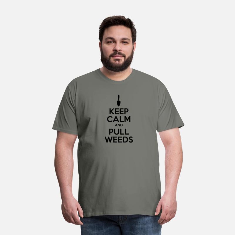 Keep Calm And Pull Weeds With Trowel Icon