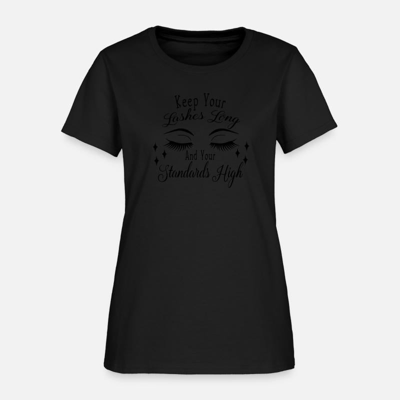 Keep your lashes long and your standards high