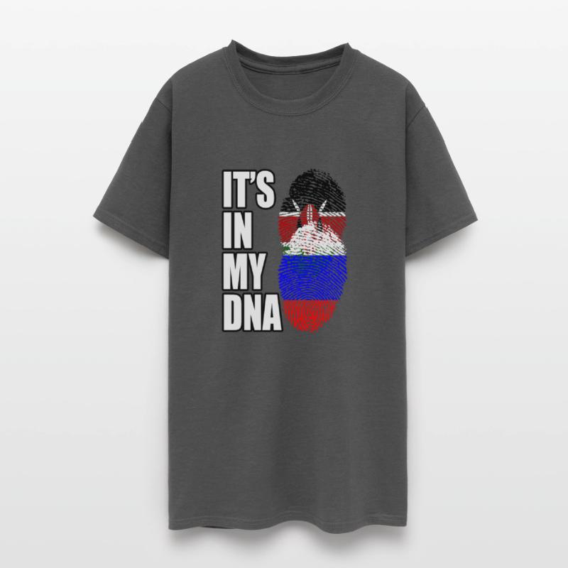 Kenyan And Russian Mix Heritage DNA Flag