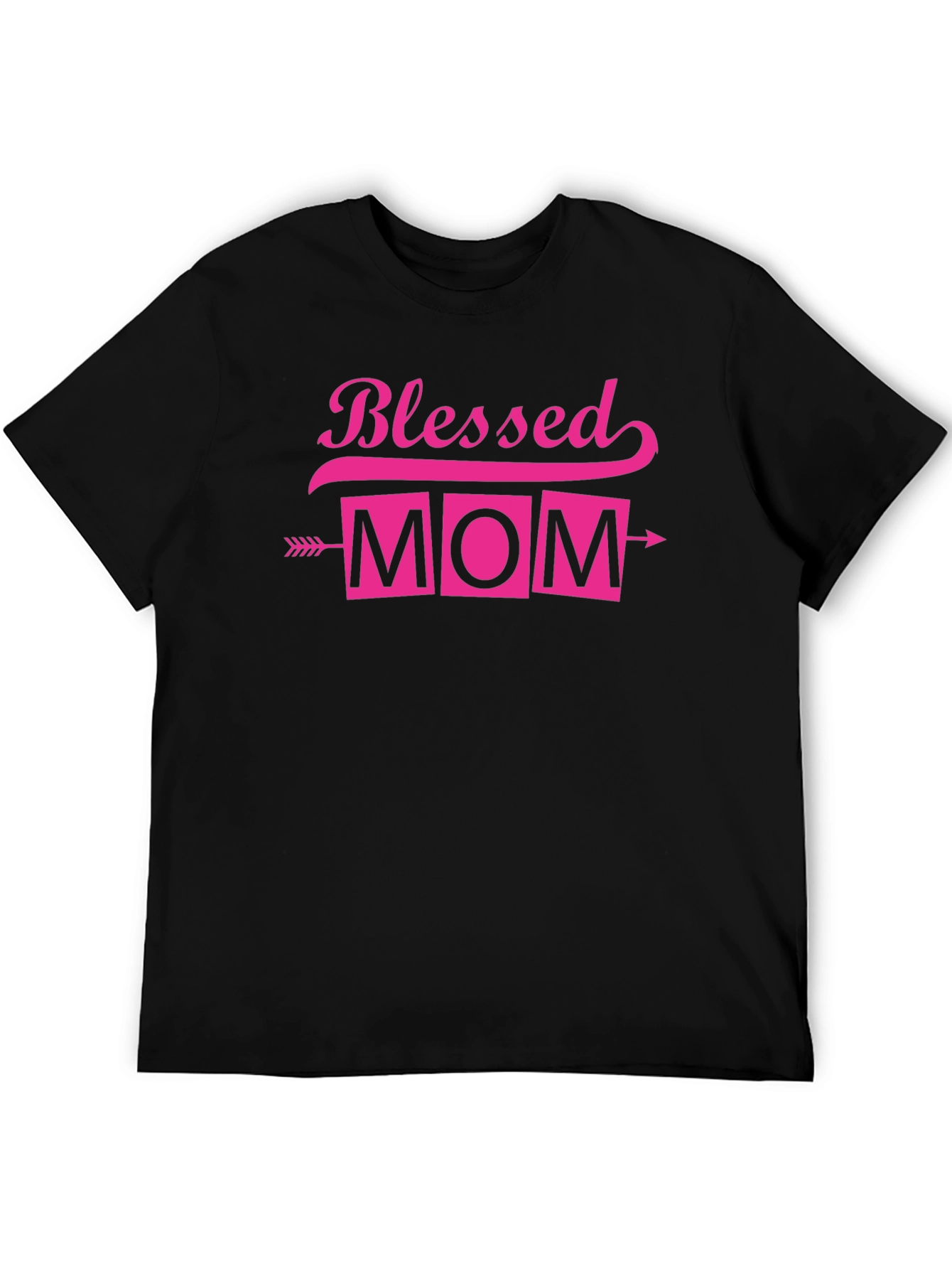 Blessed Mom Arrow T-Shirt Pink