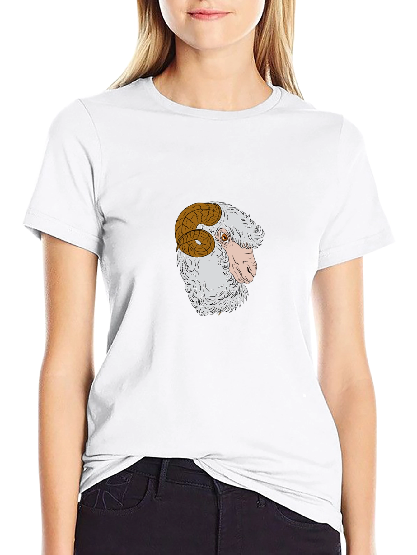 Ram Graphic Black T-Shirt