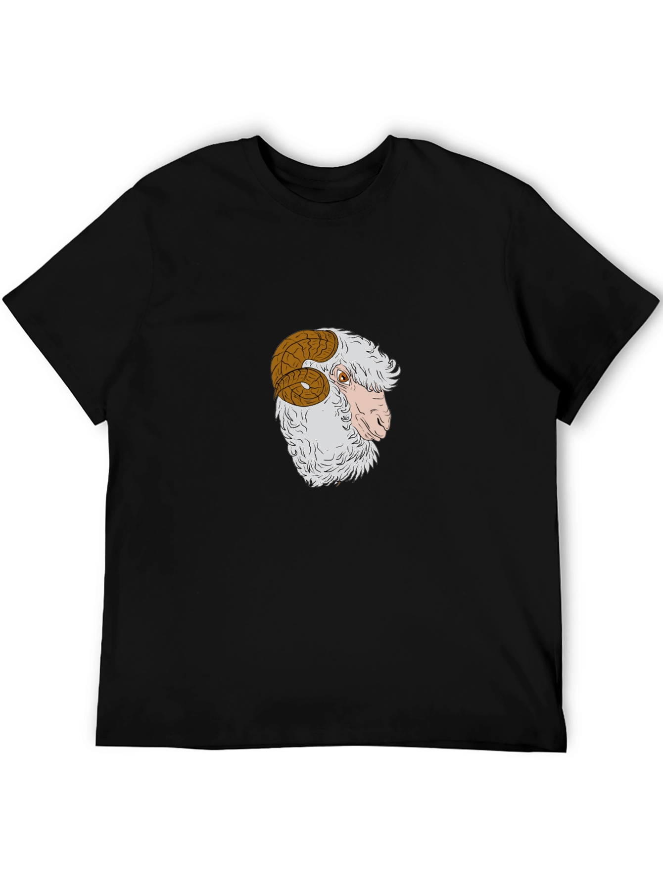 Ram Graphic Black T-Shirt