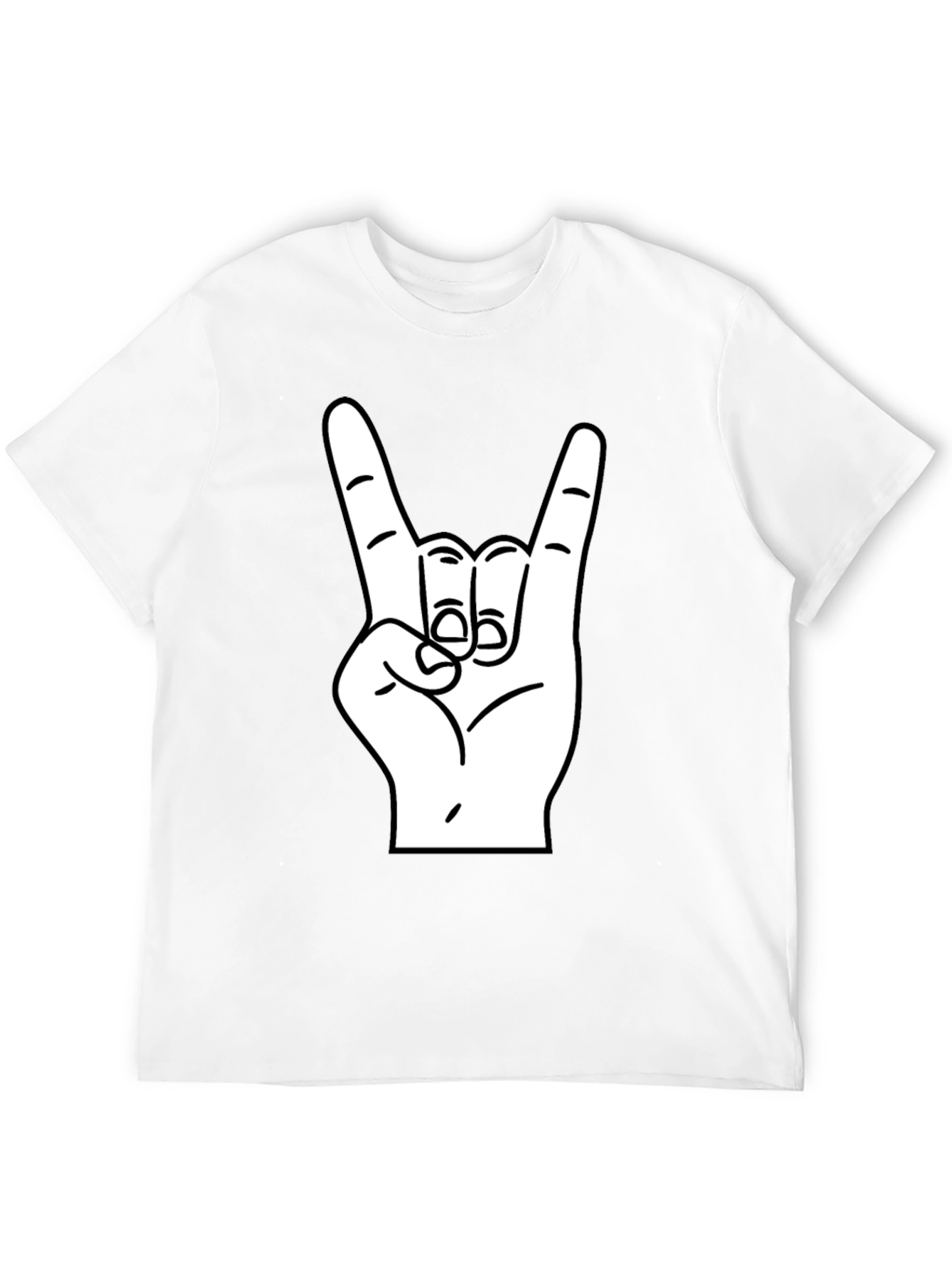 Rock On! Black Graphic Tee