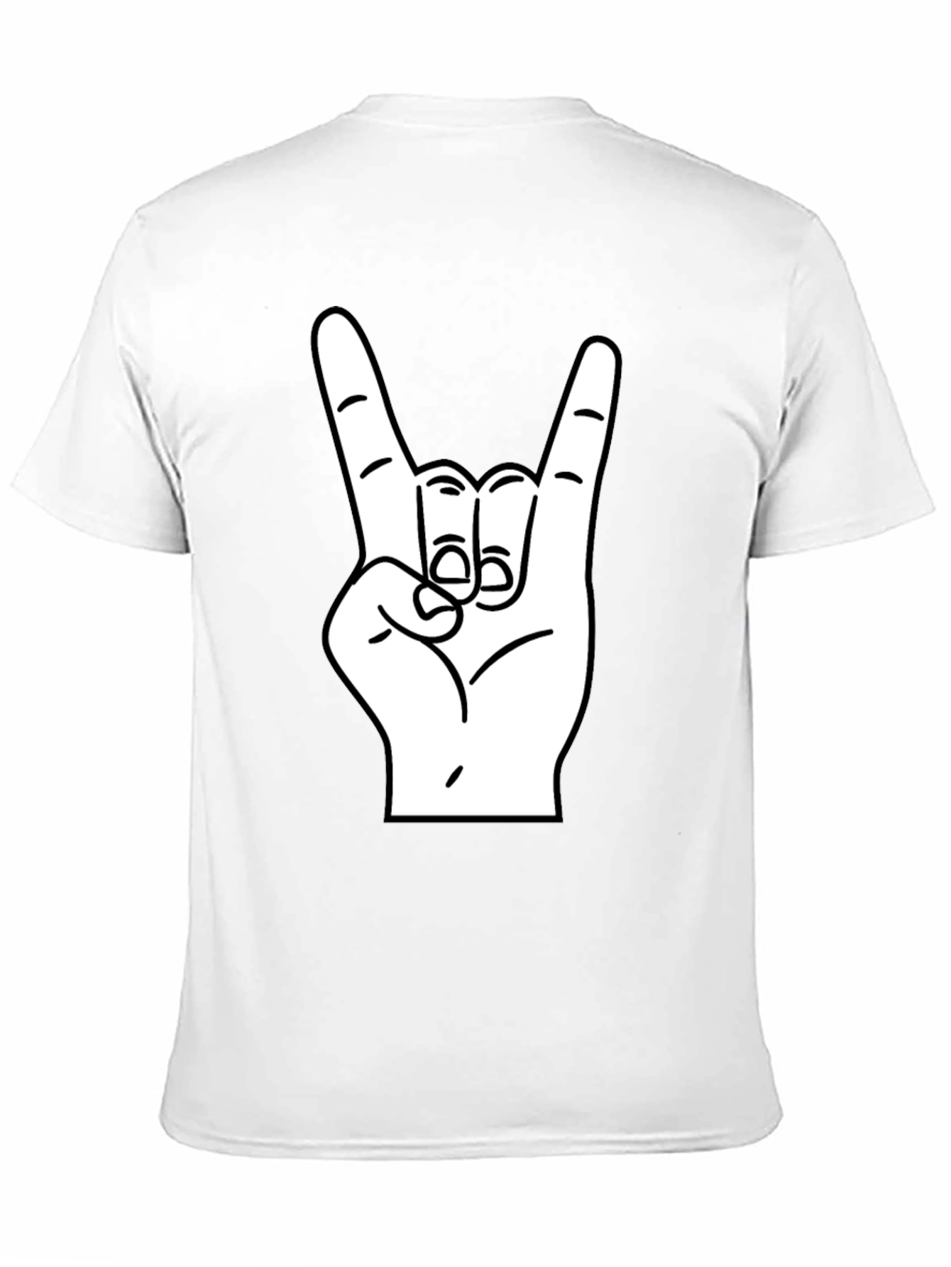 Rock On! Black Graphic Tee