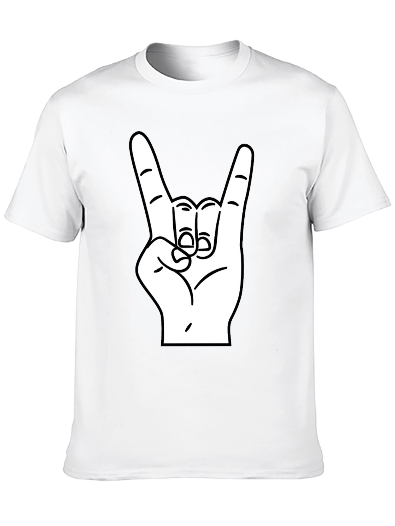 Rock On! Black Graphic Tee