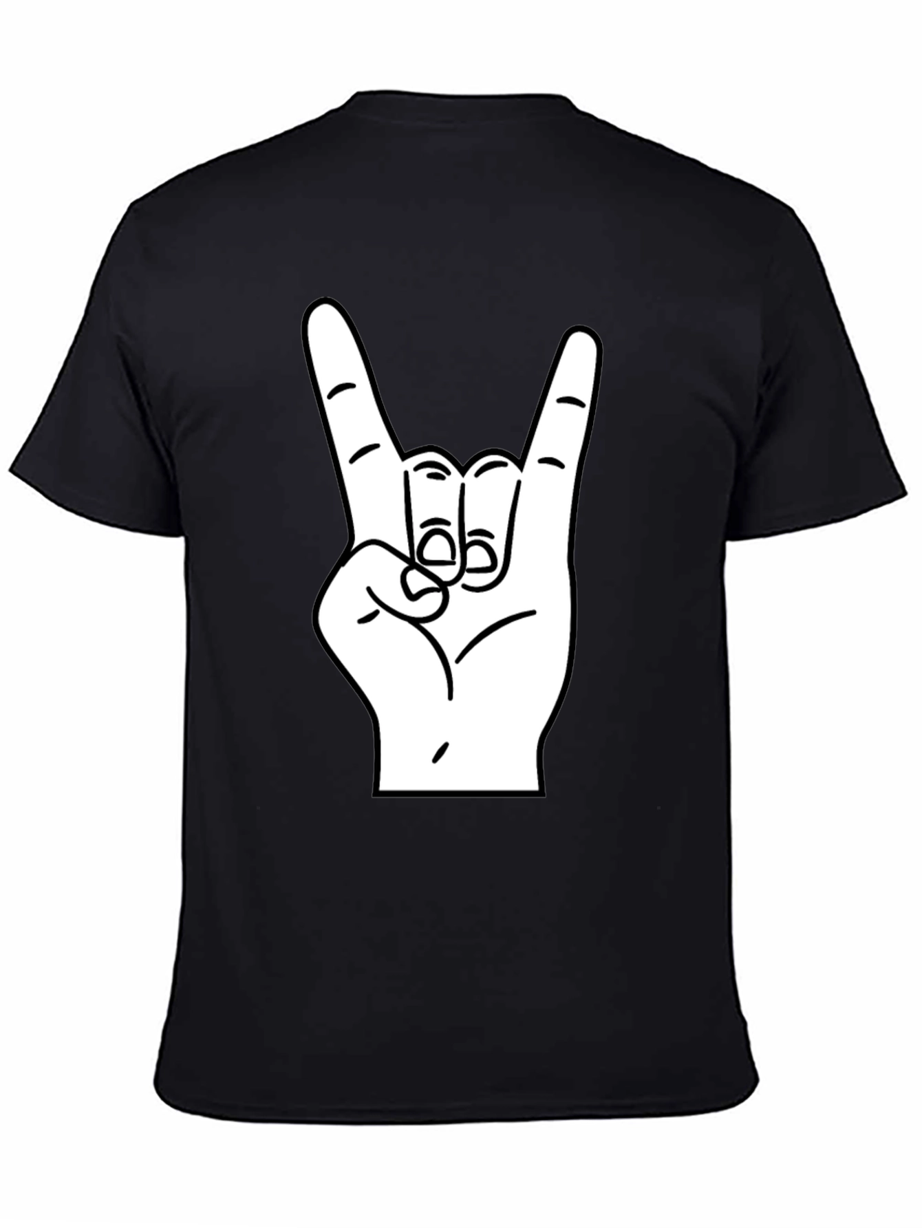 Rock On! Black Graphic Tee
