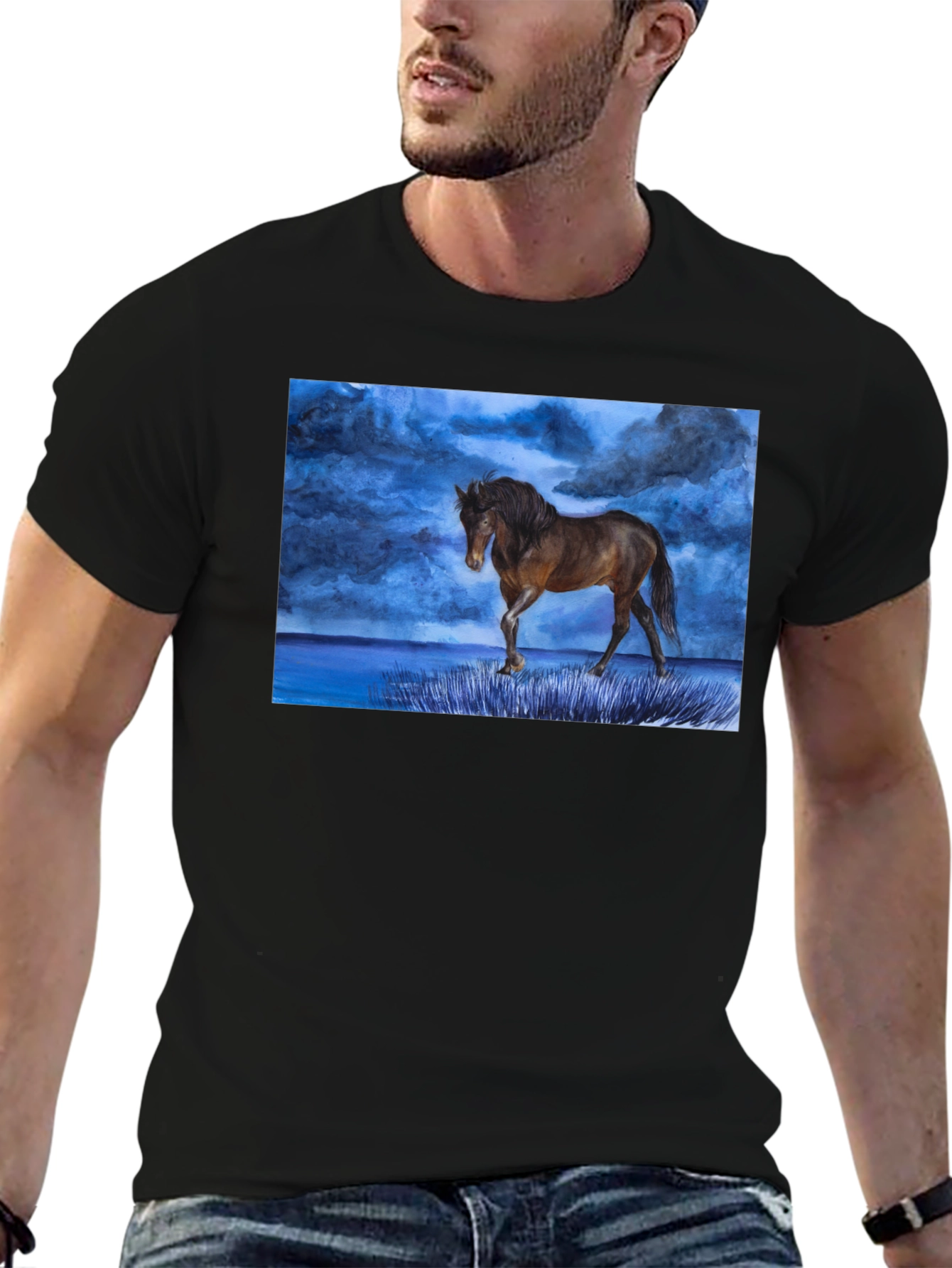 Horse Painting Graphic Tee
