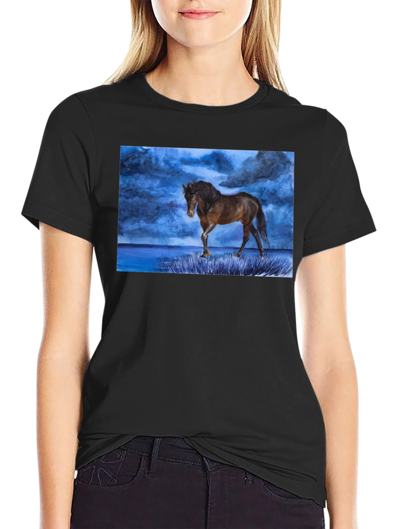 Horse Painting Graphic Tee